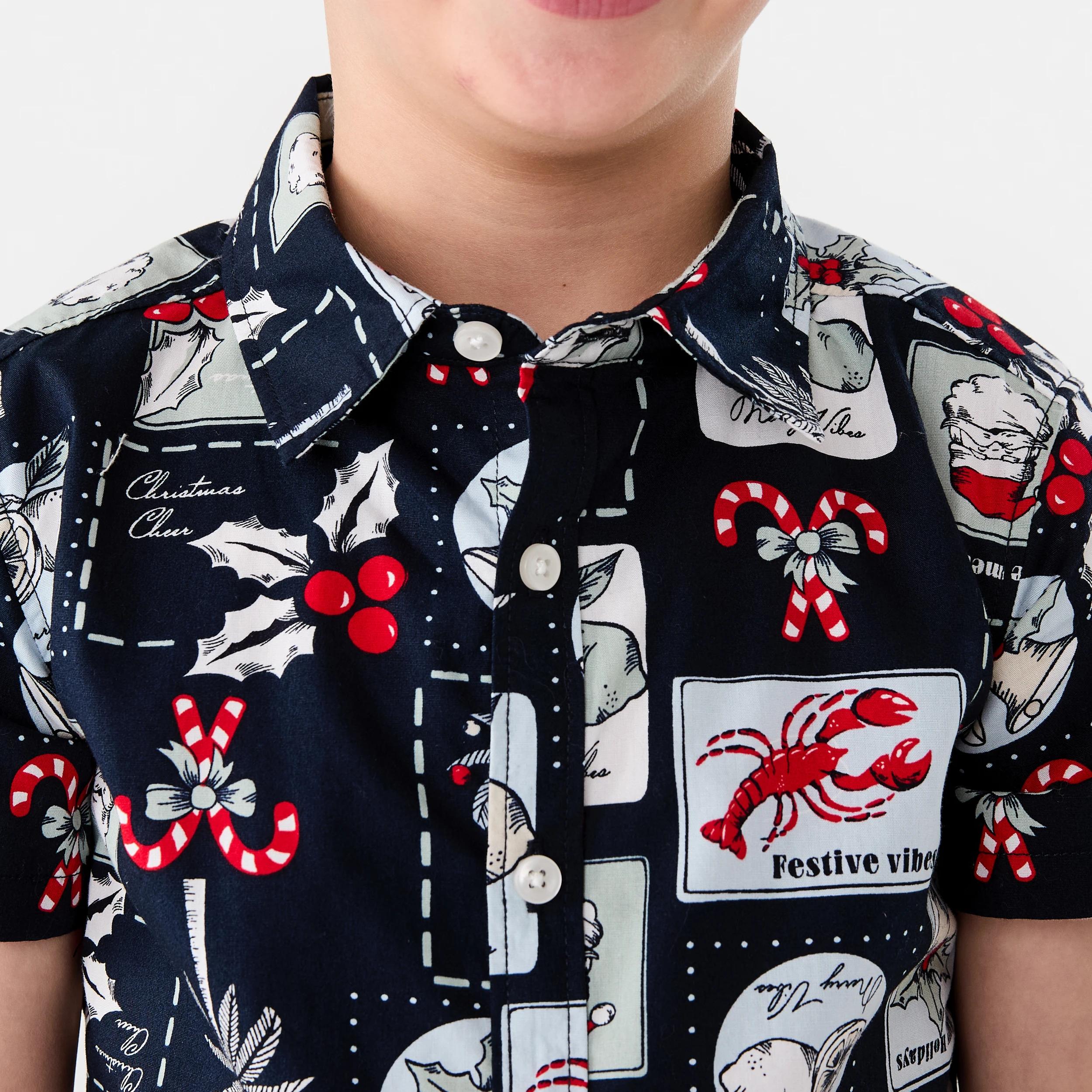4 Christmas Family Matching Shirt Nvy Xmas, 4 of 8