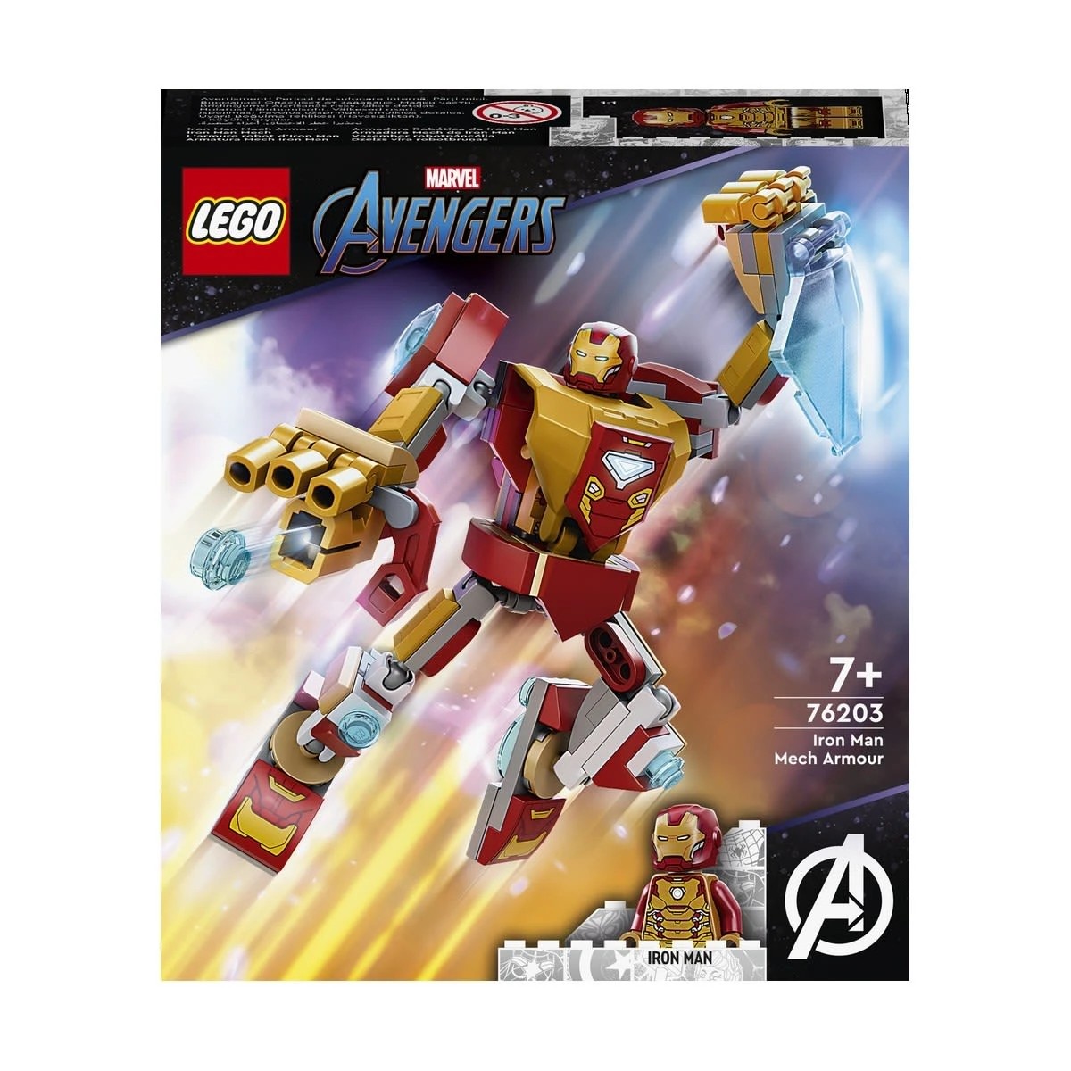 1 Marvel Avengers Movie 4 Iron Man Mech Armour 76203, 1 of 9