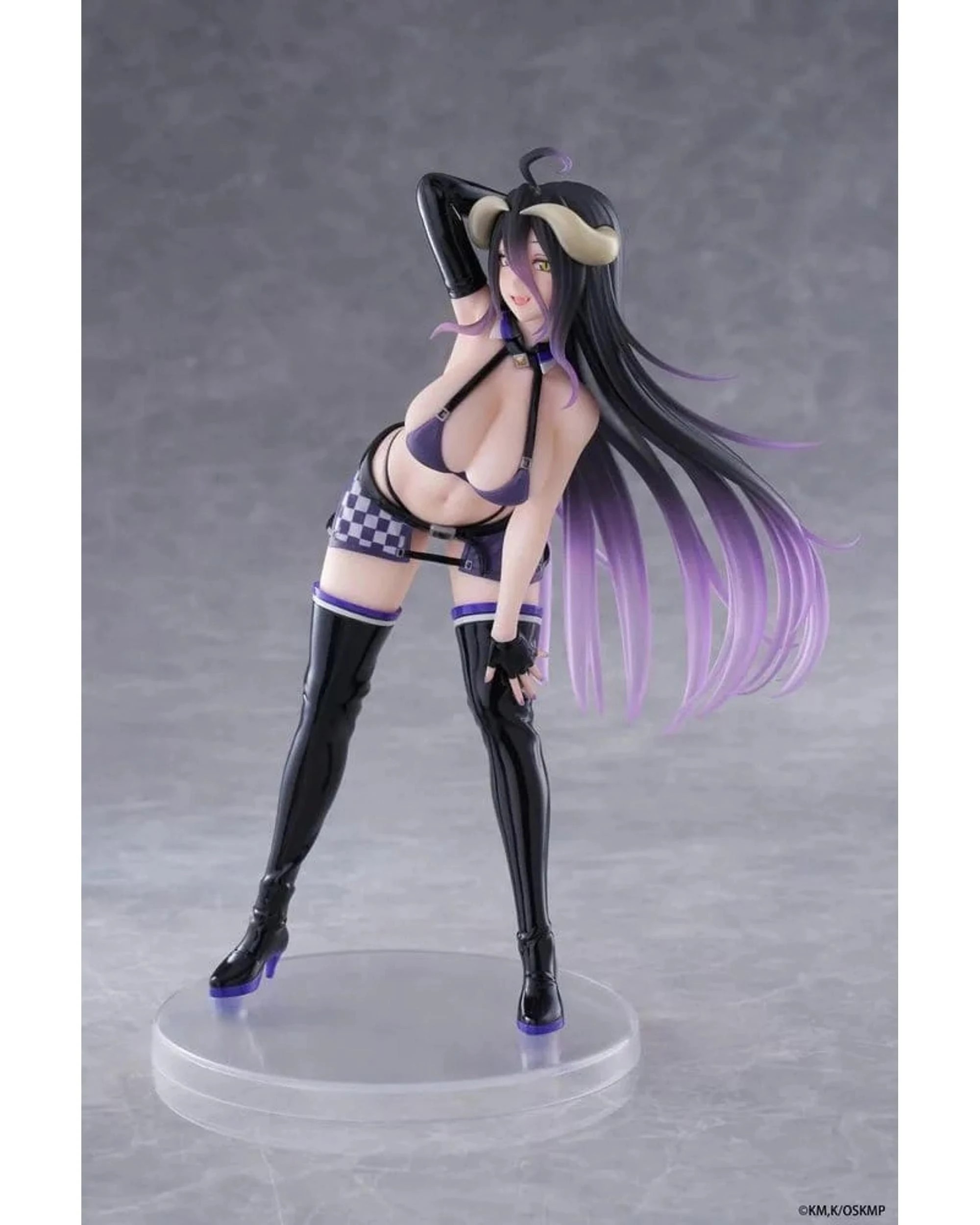 3 Overlord Albedo Grid Girl Version Coreful Figure, 3 of 6