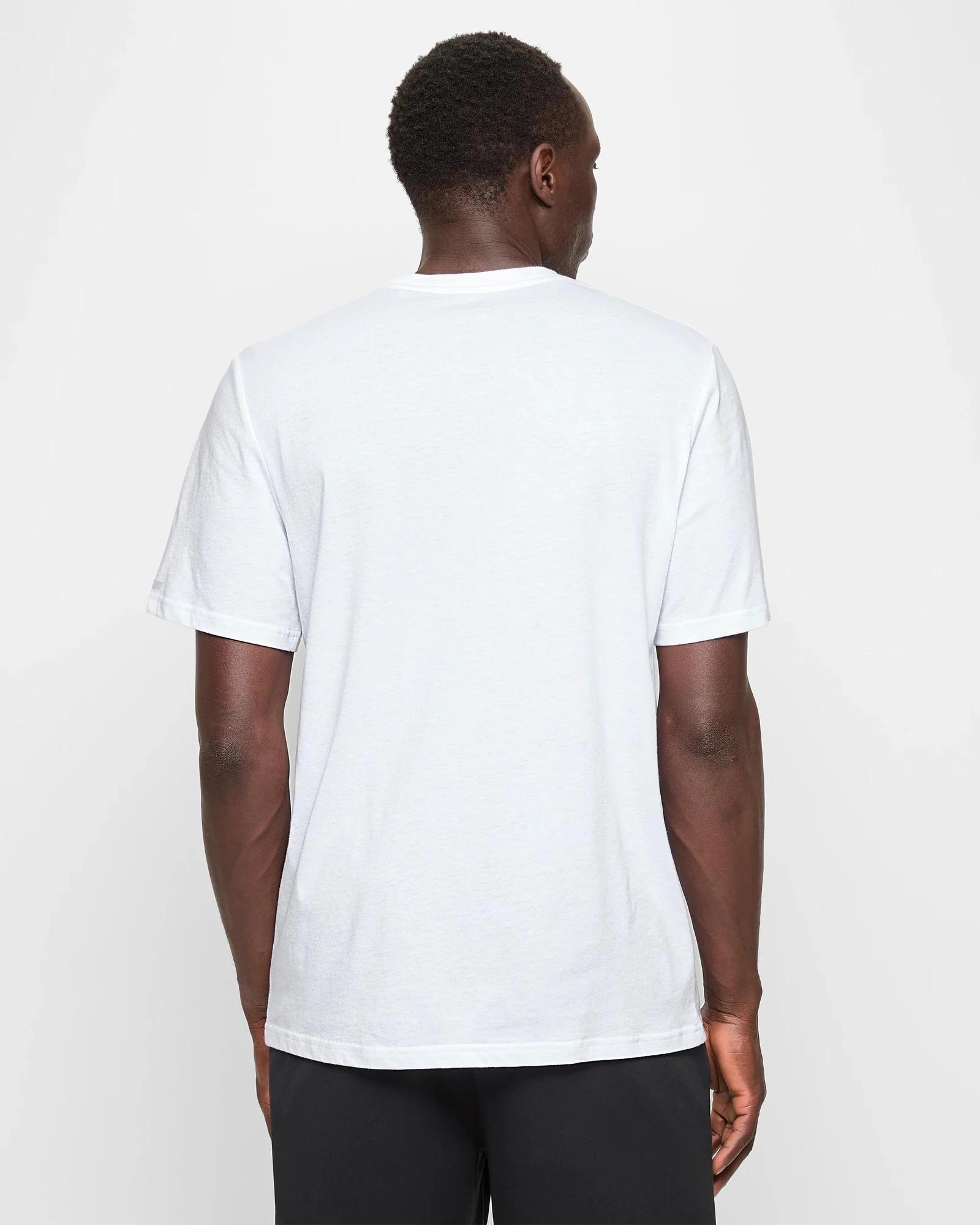 4 Target Active Cotton Blend T-Shirt WHITE, 4 of 5