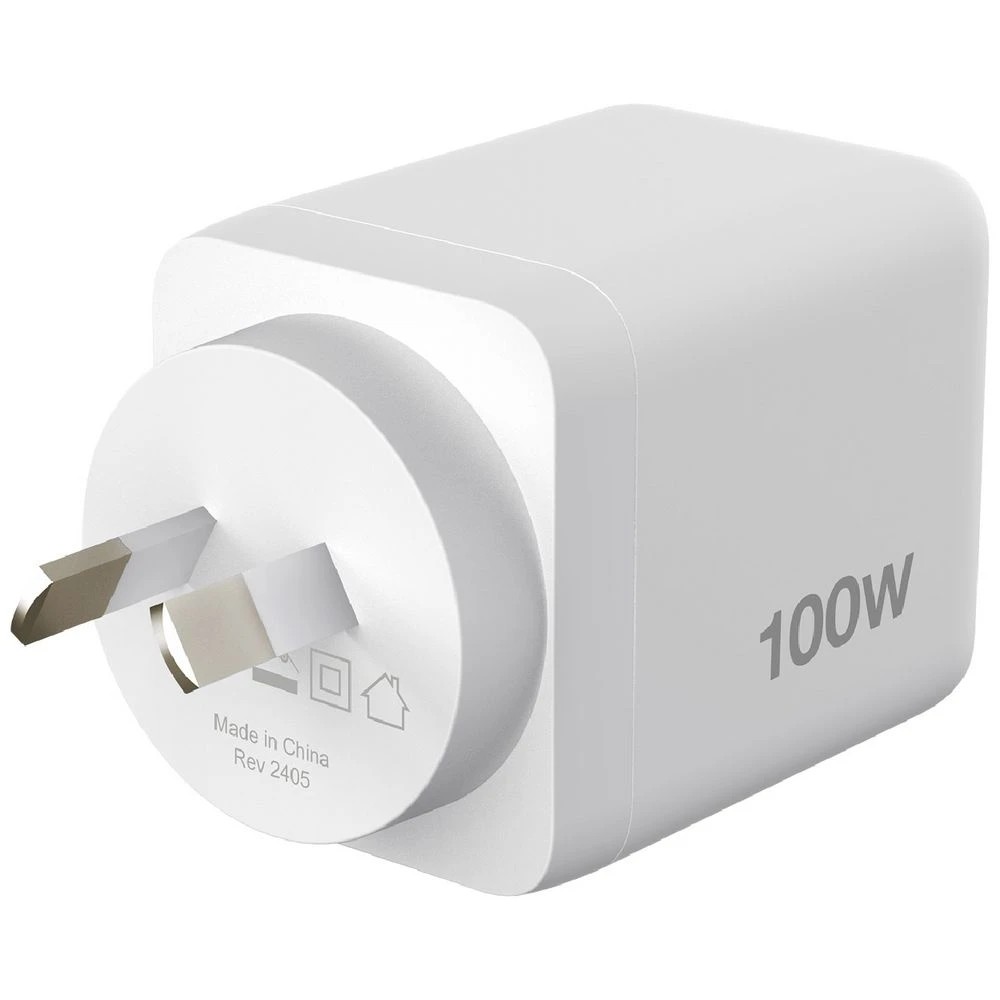 2 Comsol 100W 3 Port Wall Charger White, 2 of 5