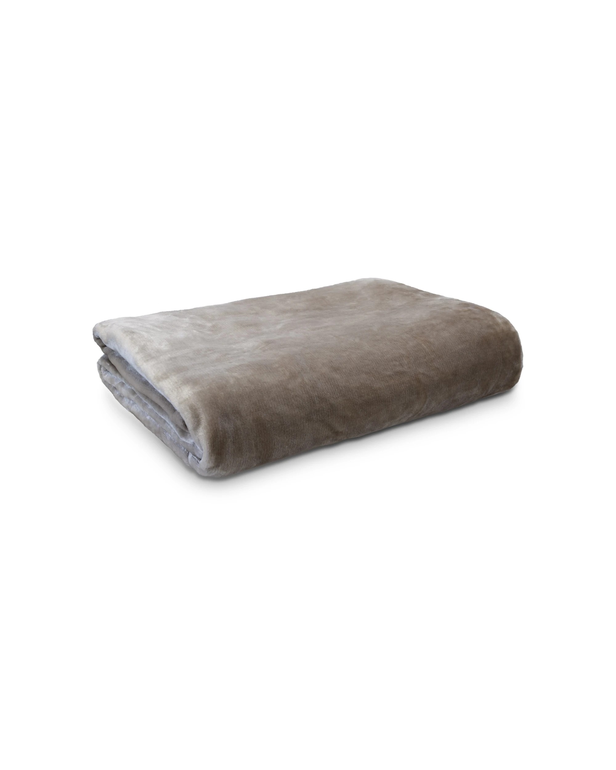 1 Ardor Boudoir Lucia Luxury Plush Velvet Queen Bed Blanket Stone - Beige, 1 of 4