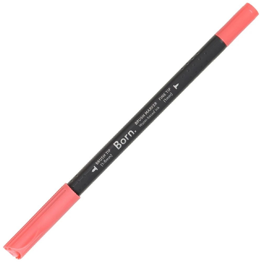 1 Born Professional Dual-Tip Marker Red Rouge 845, 1 of 4