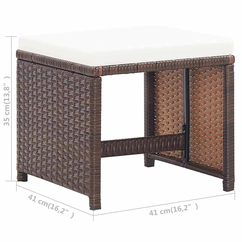 7 vidaXL Stool - Brown, 7 of 7