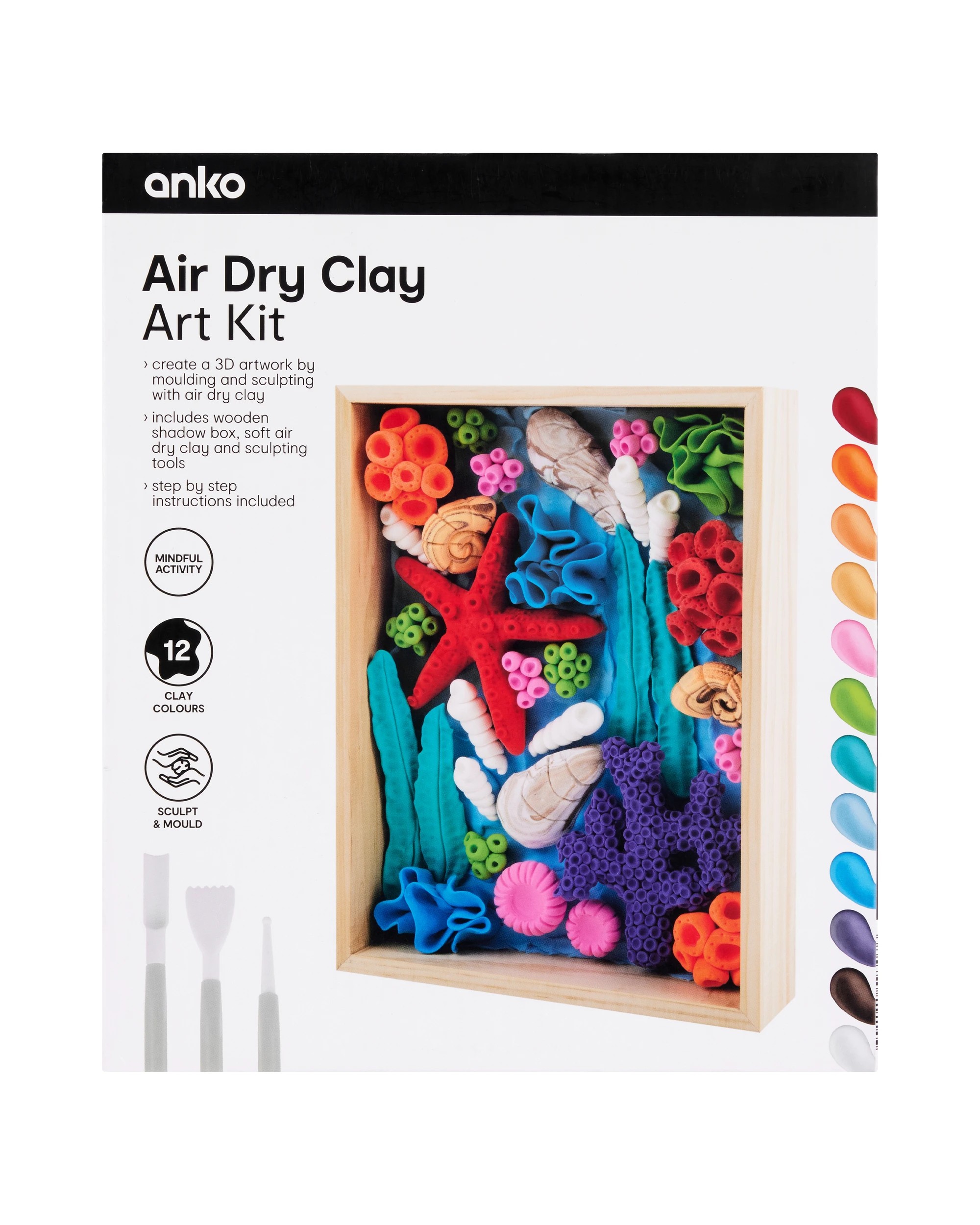 1 Air Dry Clay Art Kit, 1 of 3