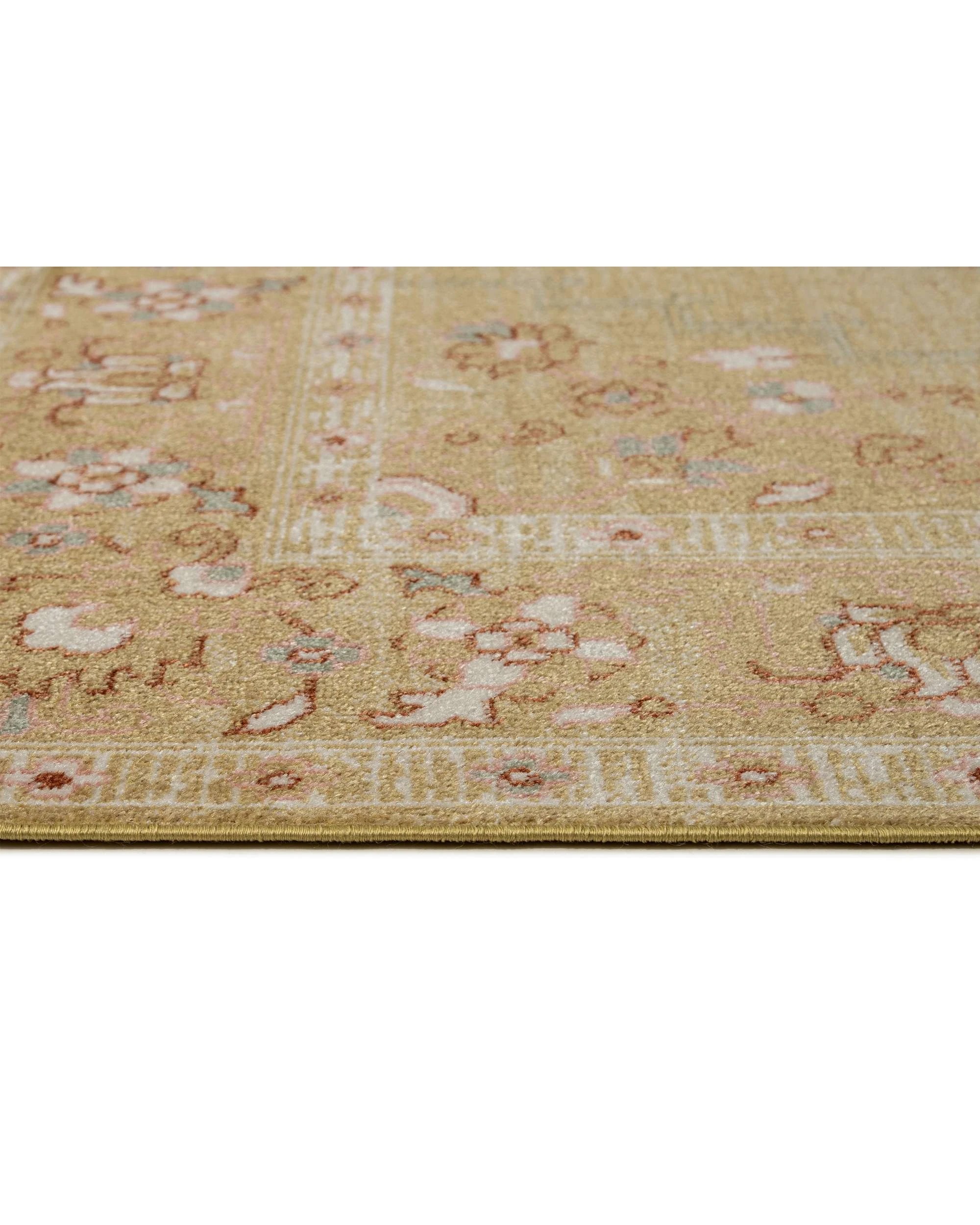 6 Loopsie Gardsten Bronze Traditional Washable Rug - Beige, 6 of 8