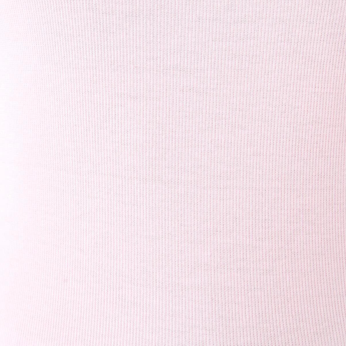 6 Long Sleeve Rib Henley Top Bllet Pink, 6 of 6