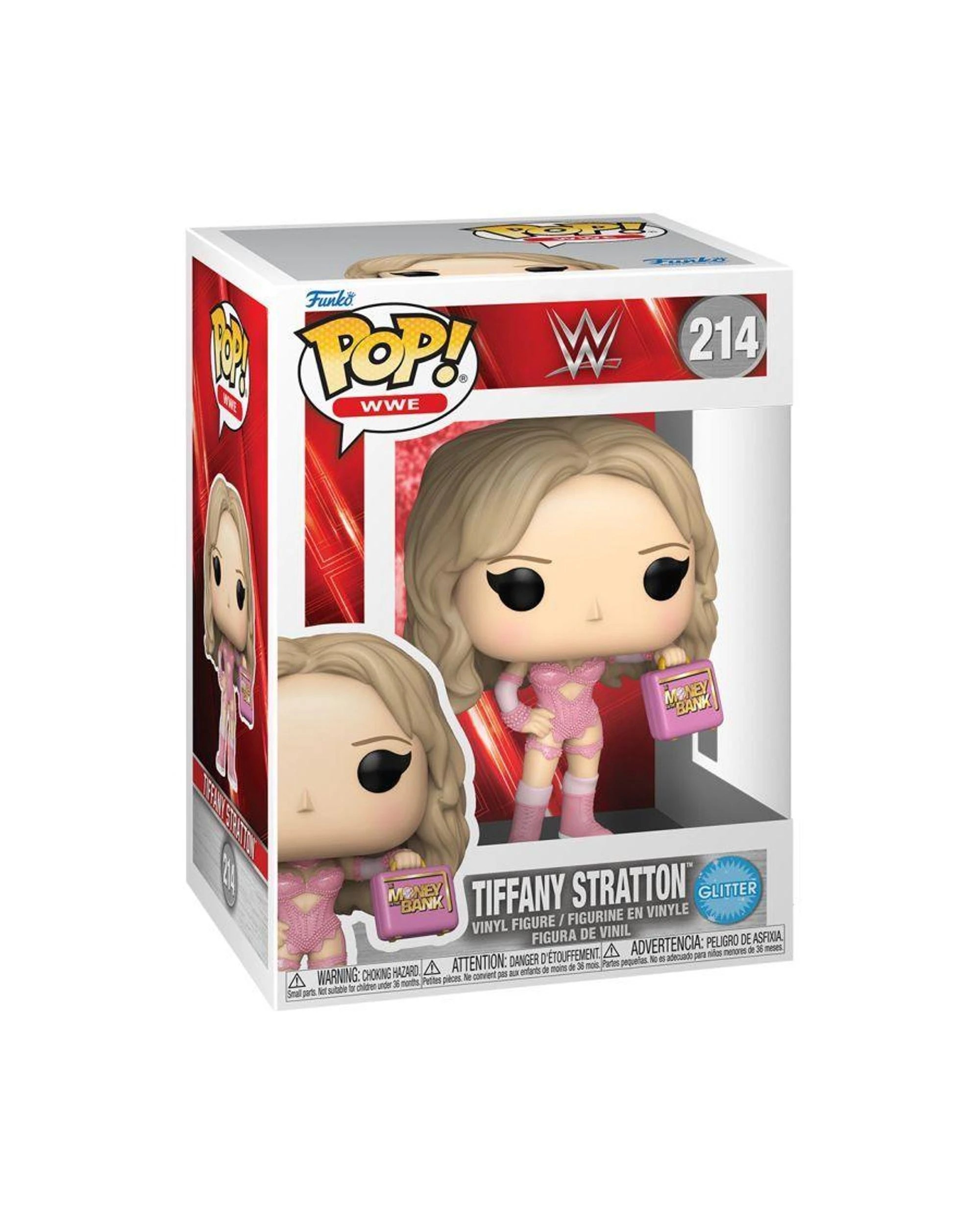 2 WWE Tiffany Stratton - MITB -  Glitter Funko POP! Vinyl, 2 of 3