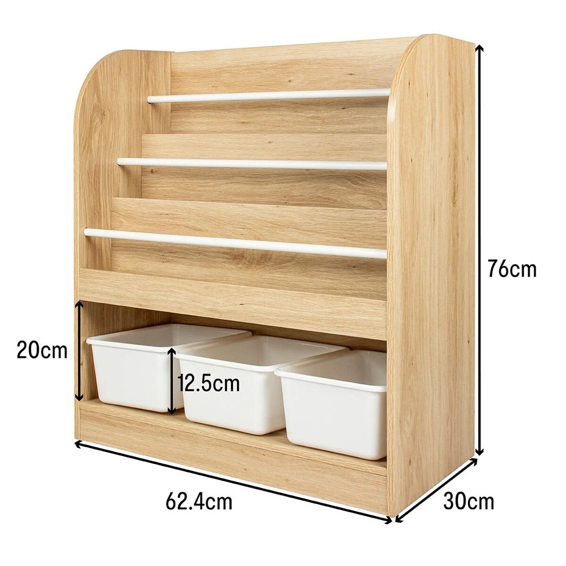 8 Kids Bookcase with Storage, 8 of 8