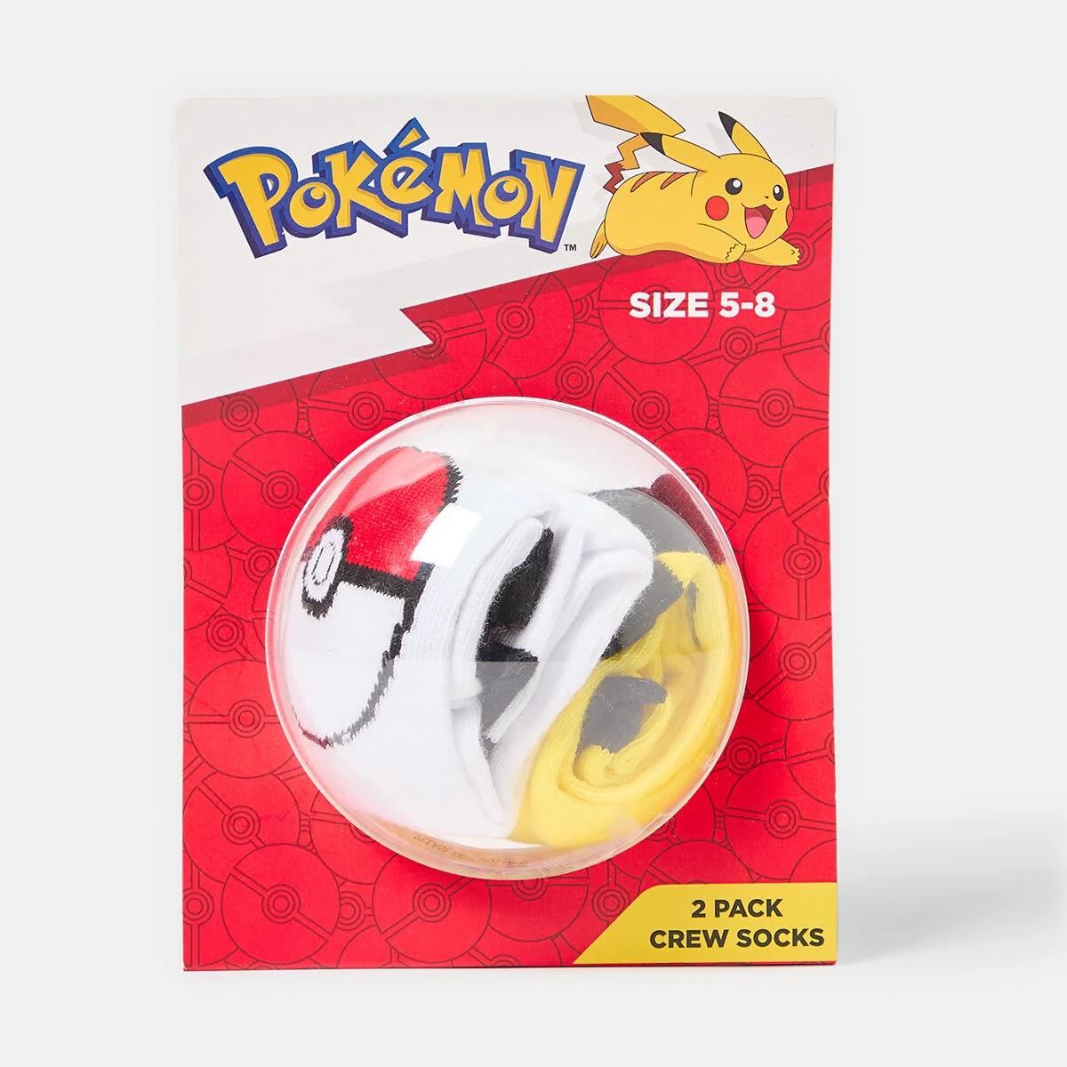 3 2 Pack Pokemon License Crew Socks Pokemon, 3 of 4