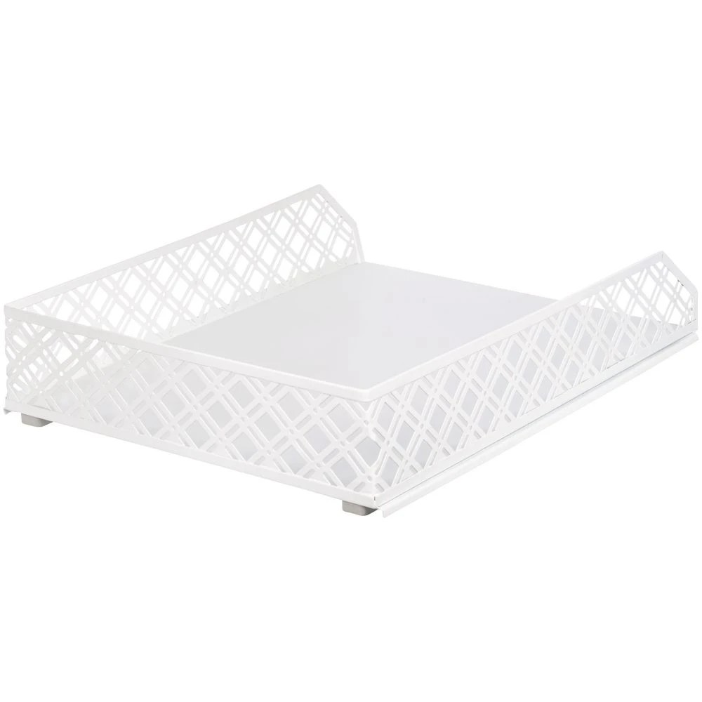 2 Otto Diamond Metal A4 Document Tray White, 2 of 3