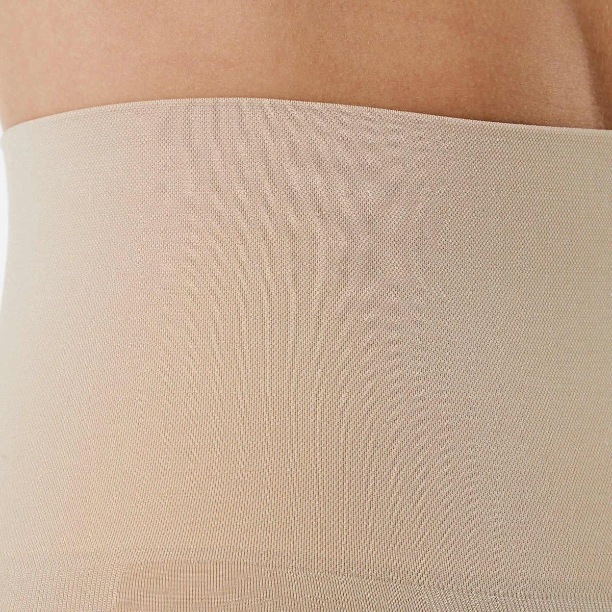 8 2 Pack Seamfree Boyleg Shaping Shorts BLACK, BEIGE, 8 of 8