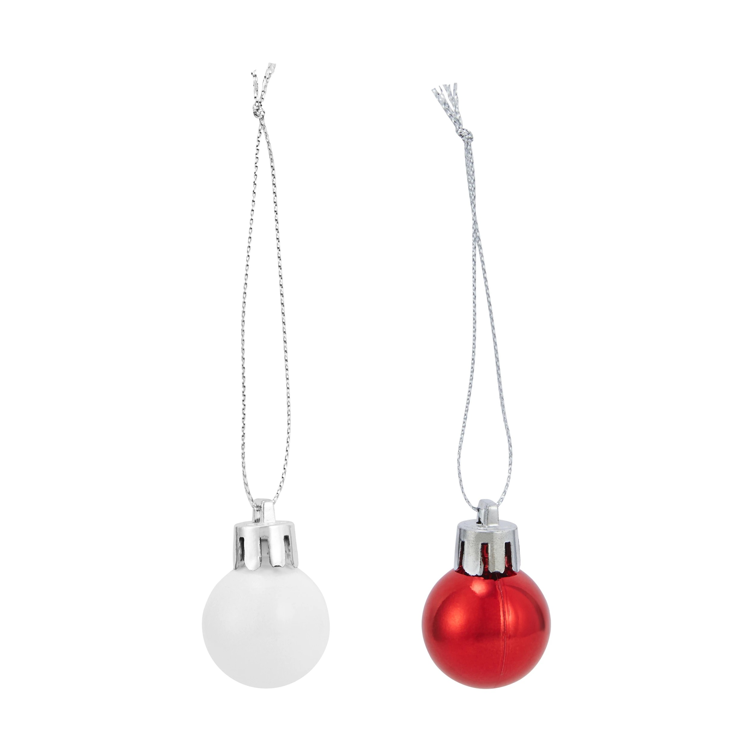 4 25 Pack Mini Baubles - Assorted, 4 of 6
