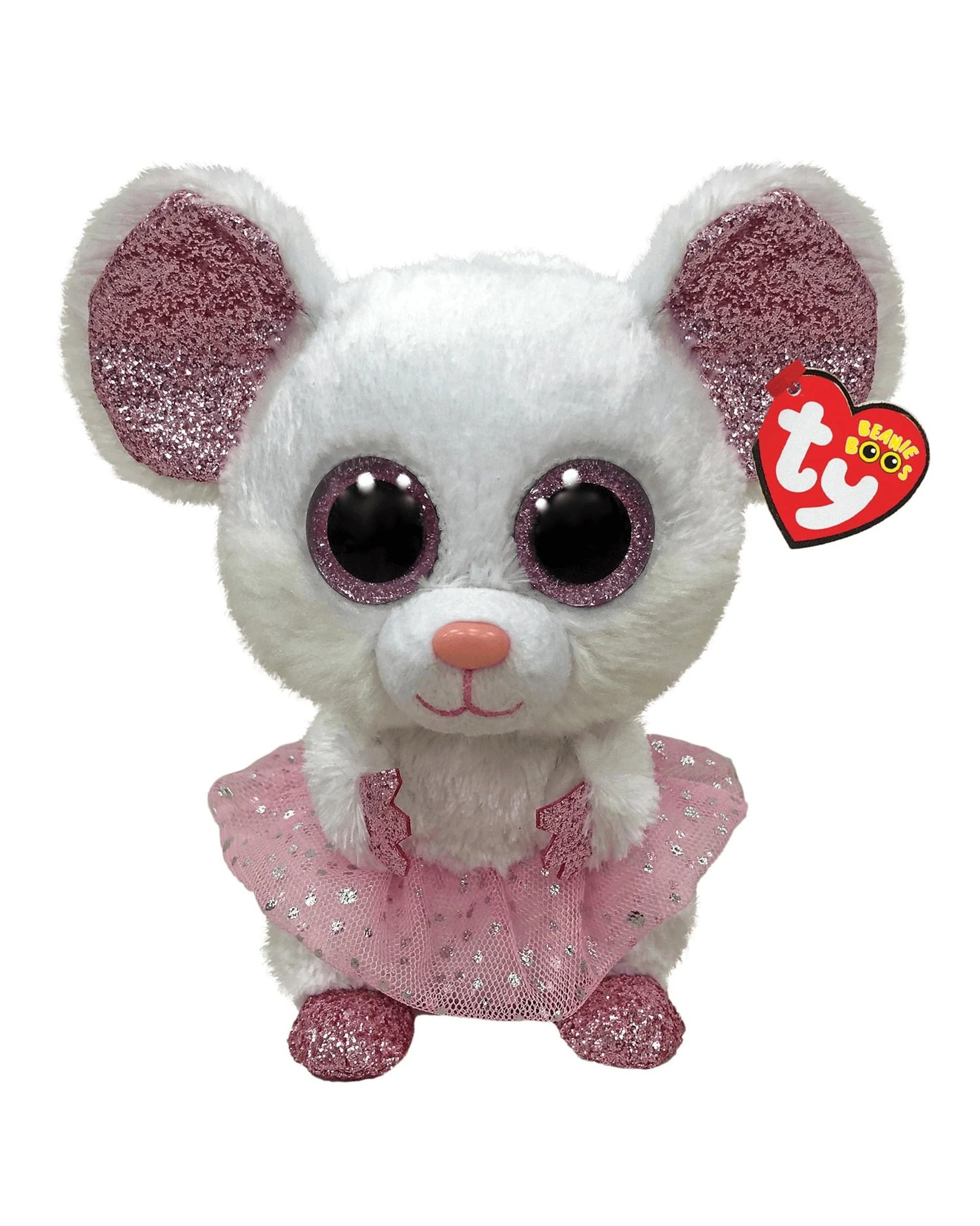 1 TY Beanie Boos Regular Nina the Ballerina Mouse Plush, 1 of 1