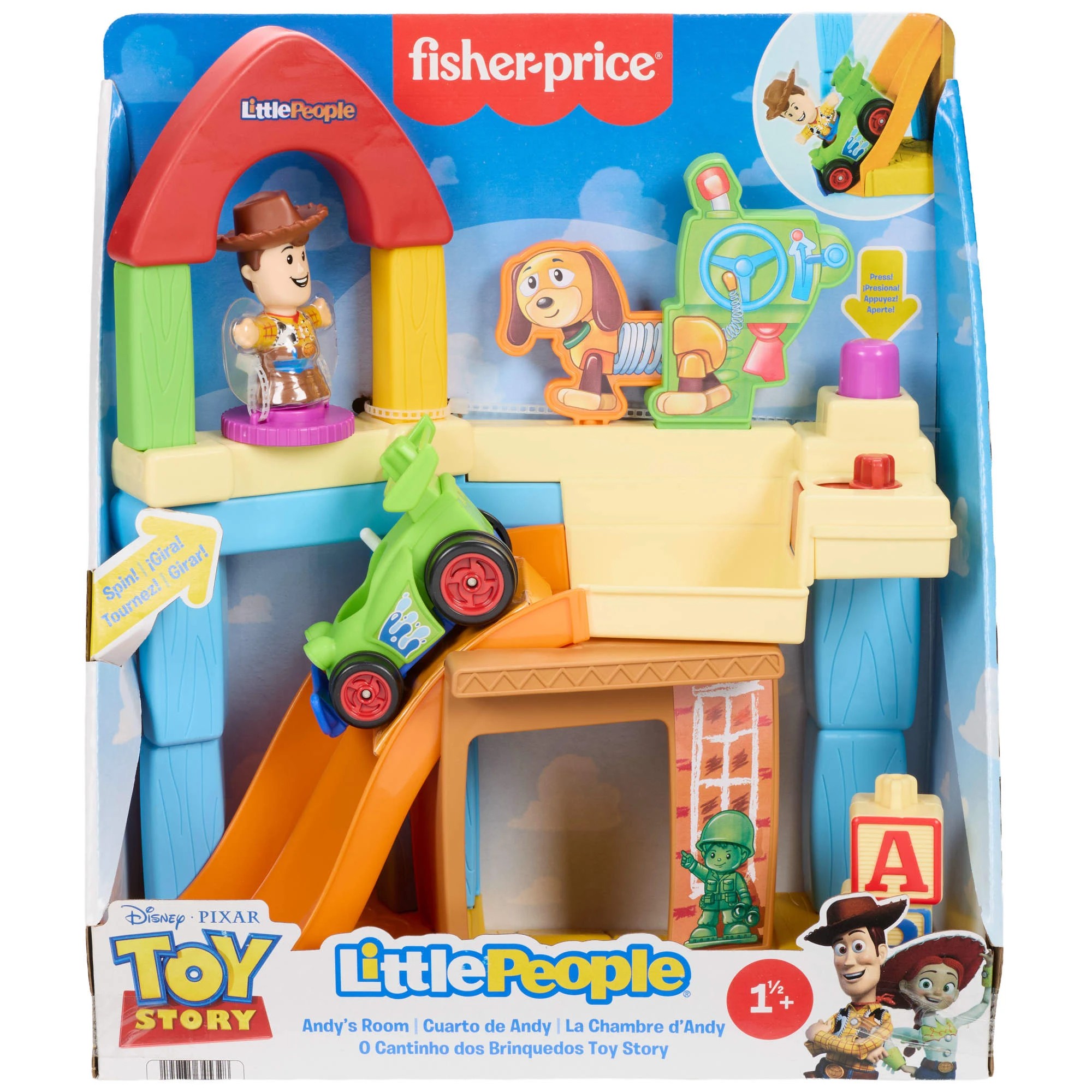 1 Fisher-Price Little People Disney & Pixar Toy Story Andy’s Room Toddler Playset, 1 of 6