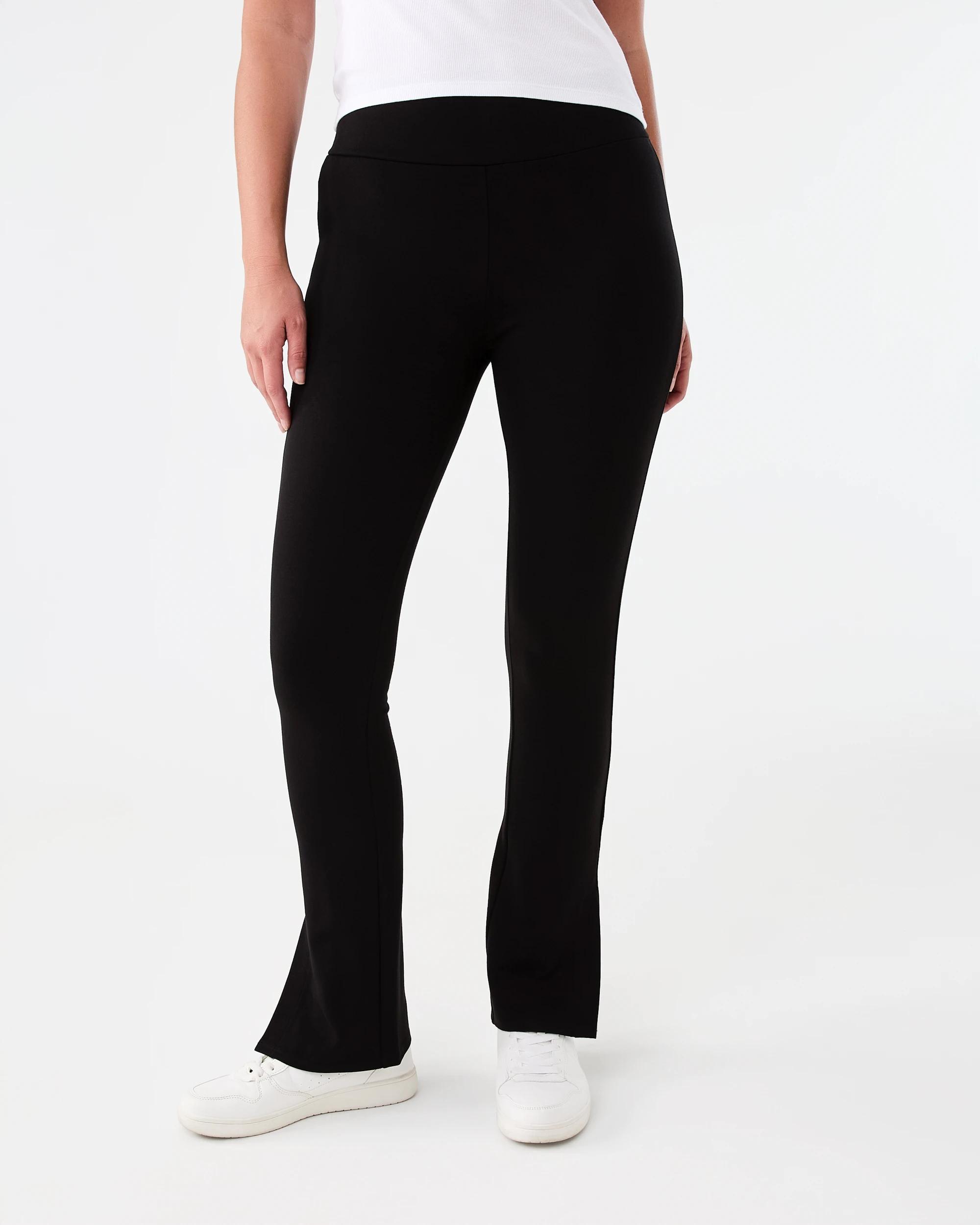1 Split Hem Leggings Black, 1 of 5