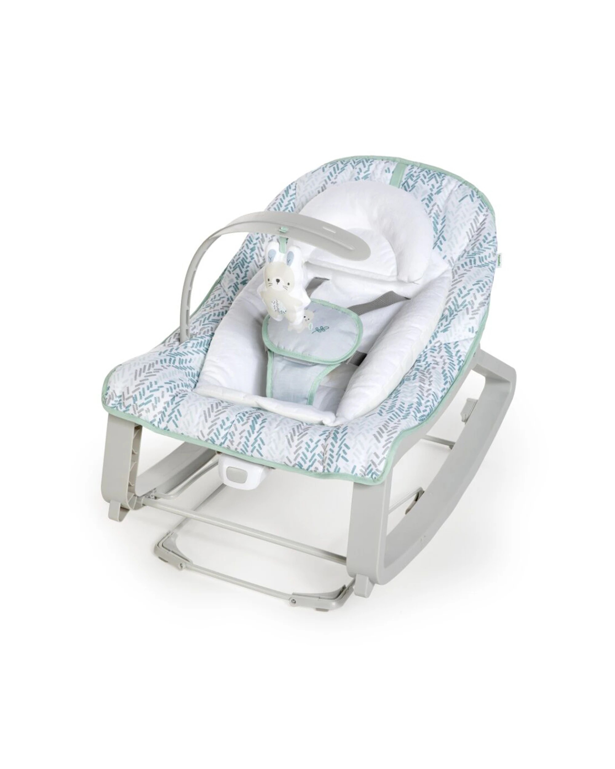 1 Ingenuity Keep Cozy 3 In 1 Grow With Me Baby Bounce And Rock Seat 0m Plus - Green, 1 of 7
