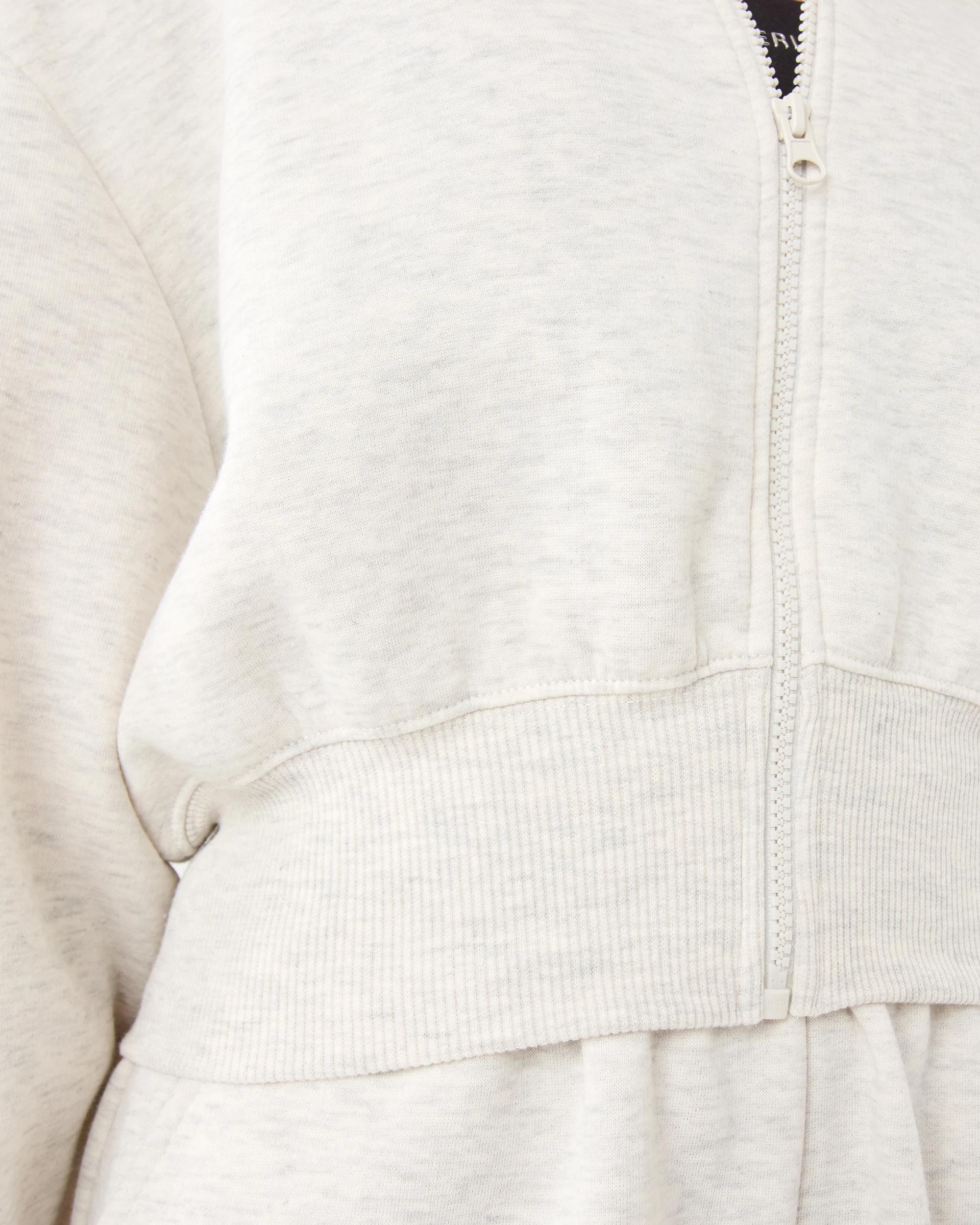 8 Everlast Womens Mid Length Zip Through Hoodie Oat Marle, 8 of 9