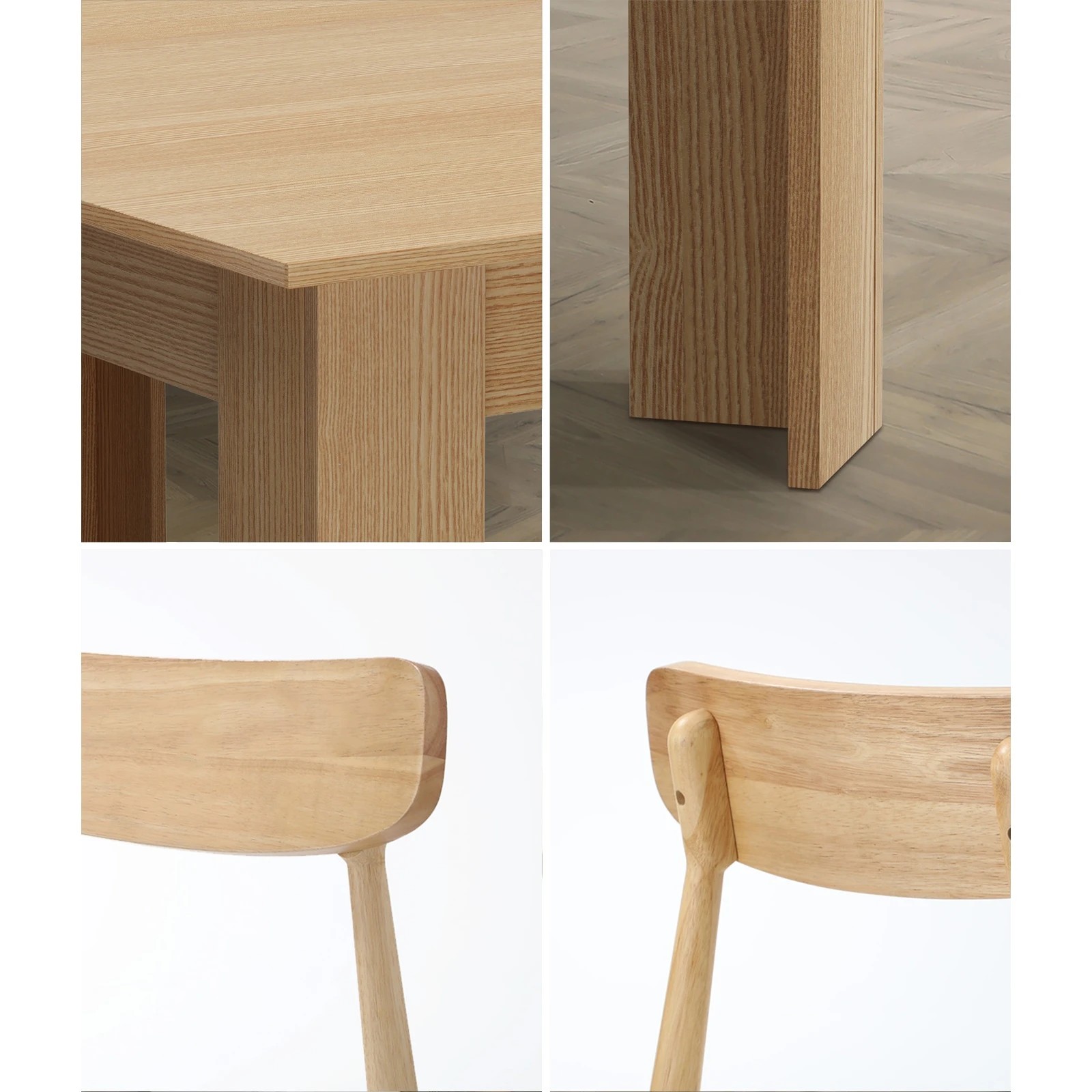 5 Oikiture 200cm Extendable Dining Table With 6x Dining Chairs Pu Leather
 - Multi, 5 of 10