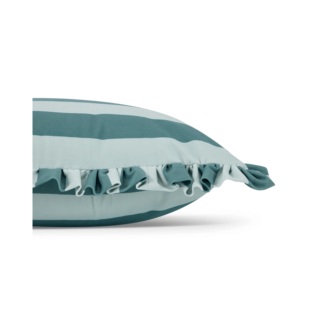 2 50cm Ruffle Cushion - Green, 2 of 4