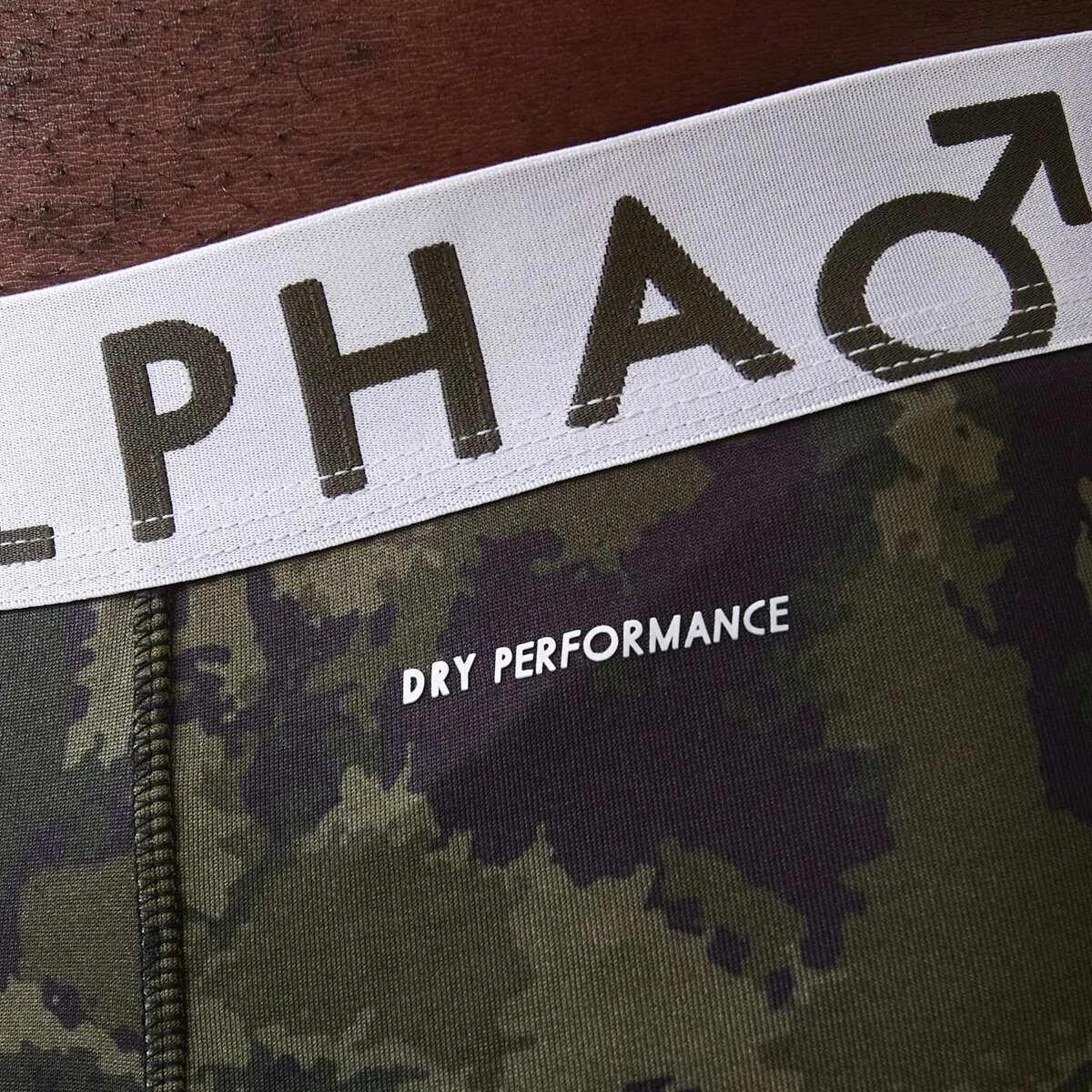 5 Long Leg Printed Sports Trunks NIGHT CAMO, 5 of 5