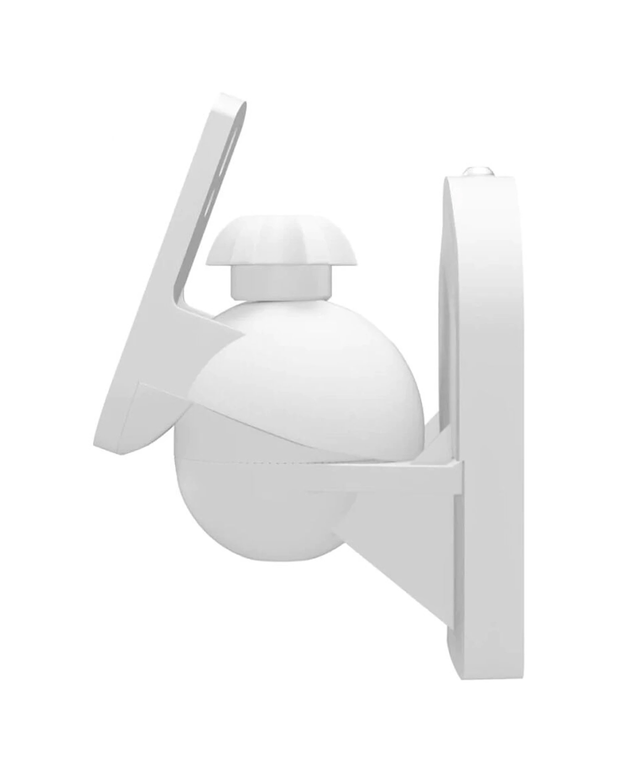 3 Goobay 2pc Satellite Audio Speaker Wall Mount Bracket Home Studio Up To 3.5 - White, 3 of 4
