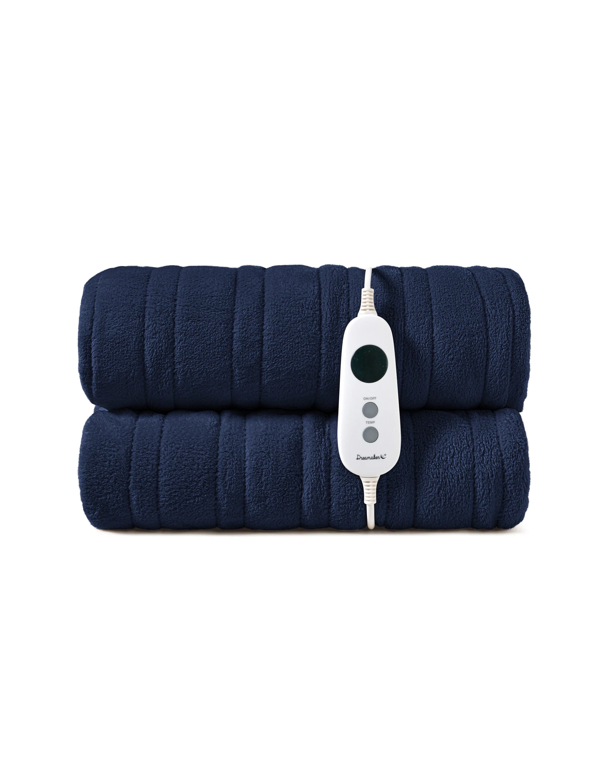 2 Dreamaker Kingston Coral Fleece Electric Heated Throw Blanket 180x200cm - Midnight Blue, 2 of 7