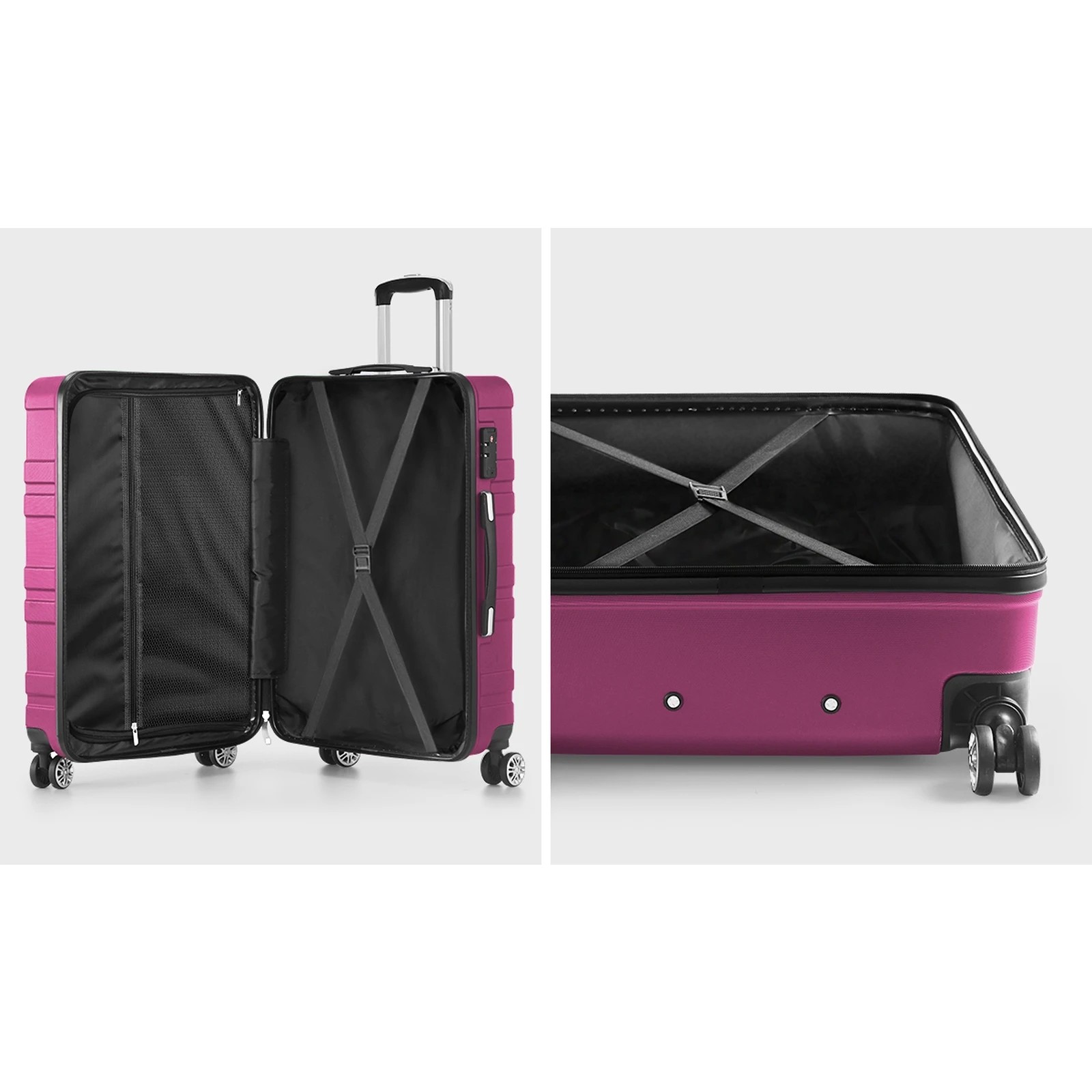 8 Mazam 28" Luggage Suitcase Travel TSA Lock Storage Hard Shell Case - Multi, 8 of 10