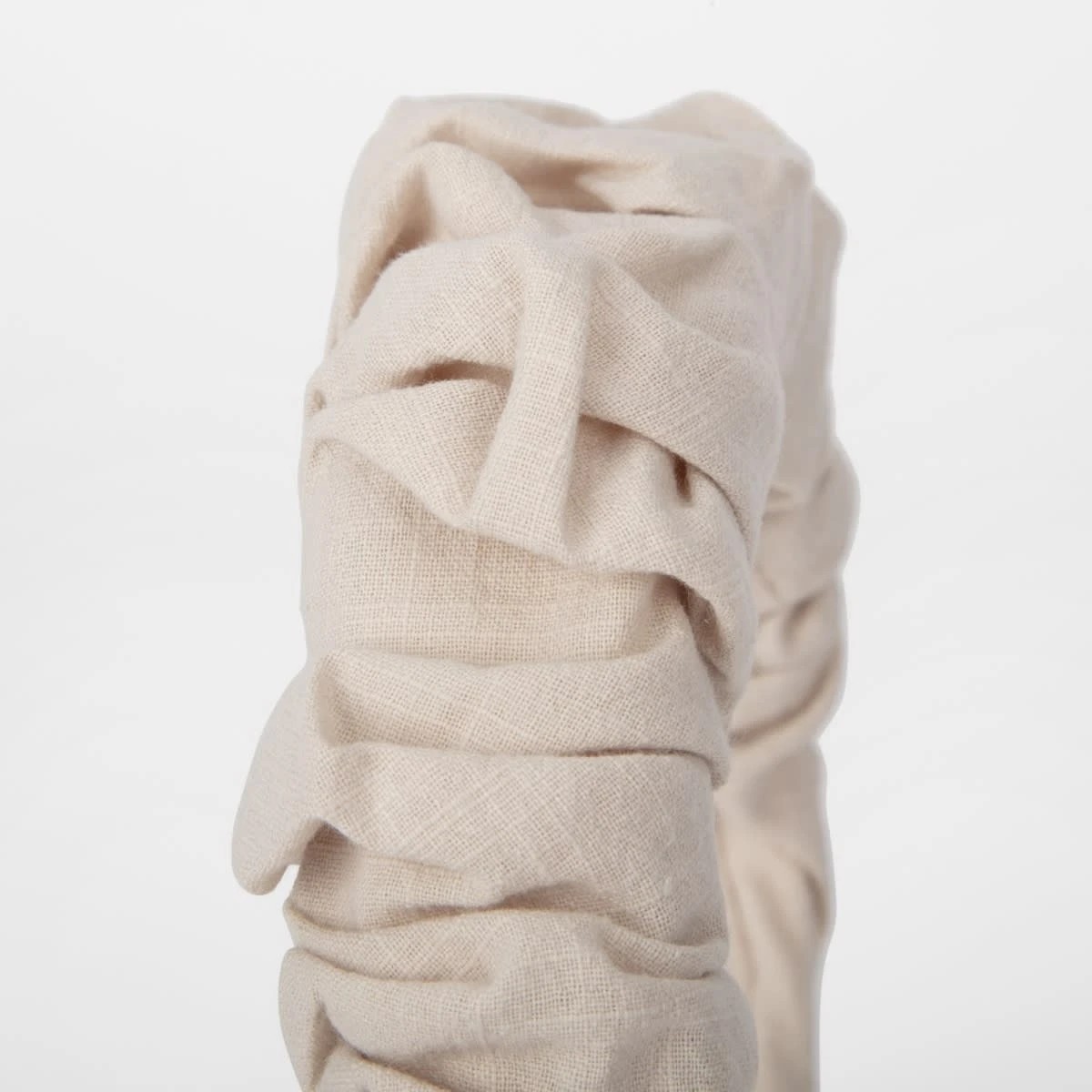 2 Ruffle Headband - Beige, 2 of 4