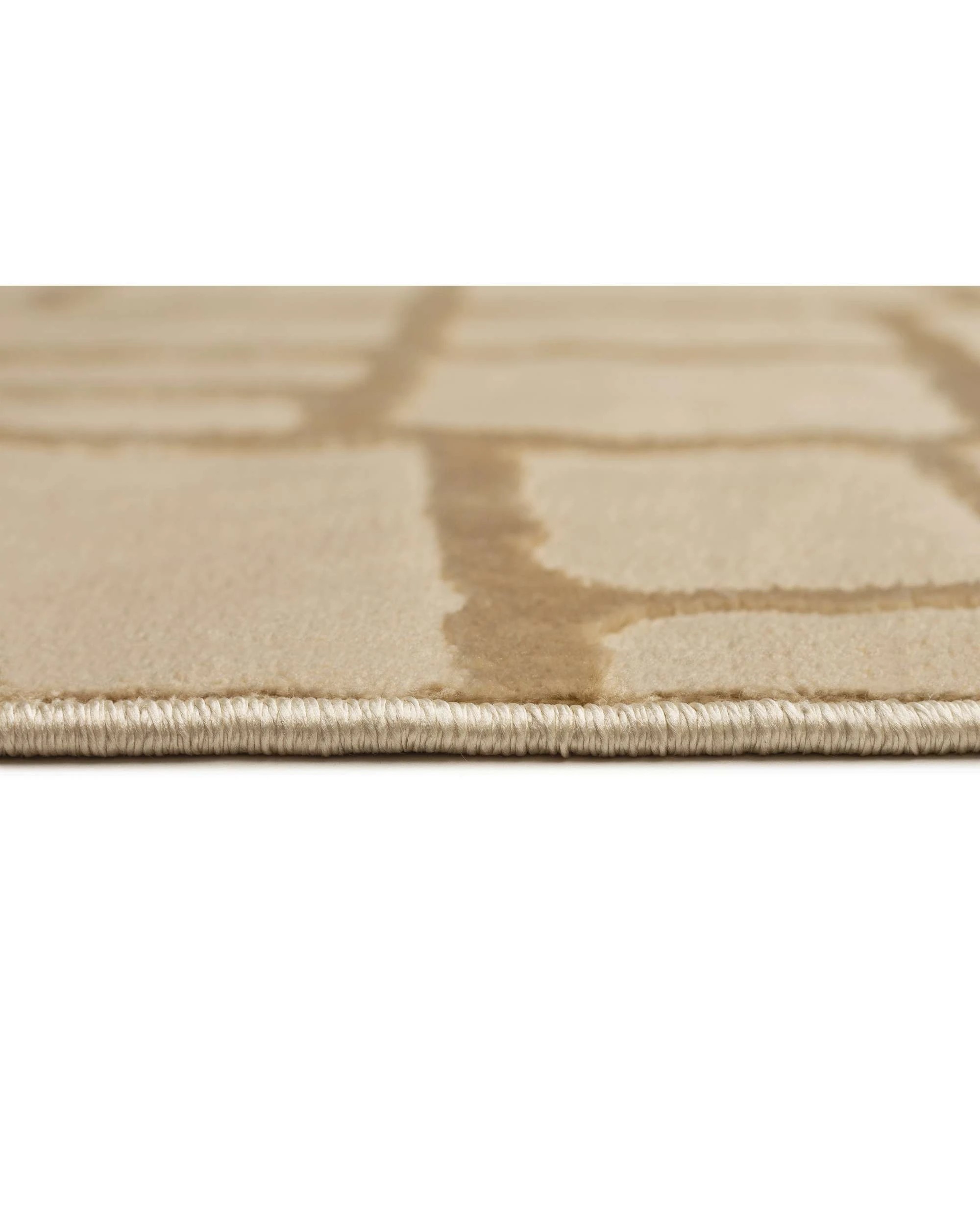 8 Loopsie Gharda Textured Abstract Washable Rug-370cm x 280cm - Beige, 8 of 9