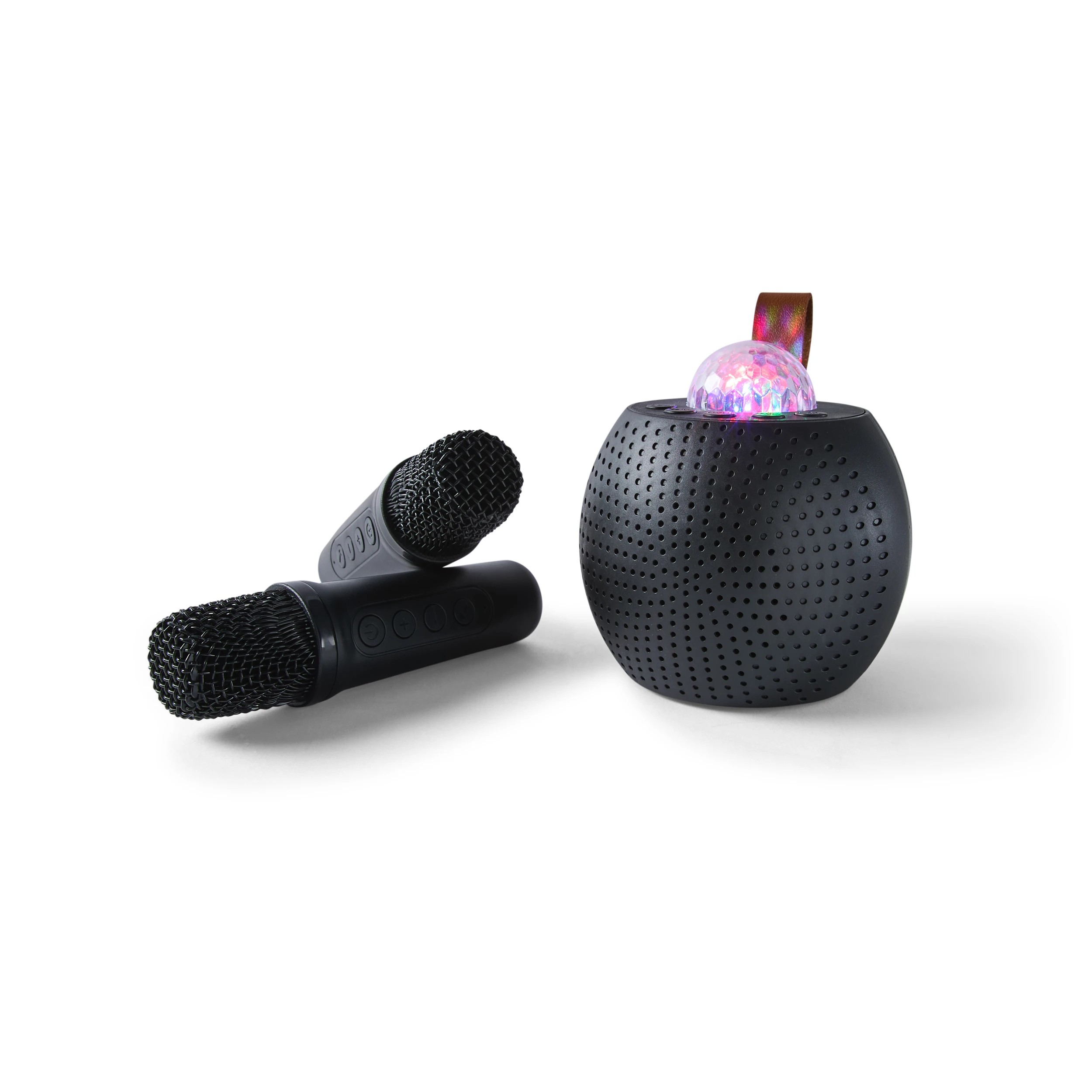 1 Karaoke Speaker with Light - Black, 1 of 10