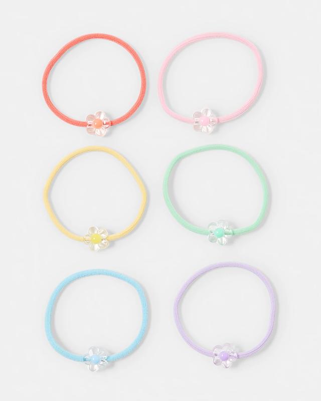 6 Pack Hair Tie Flo