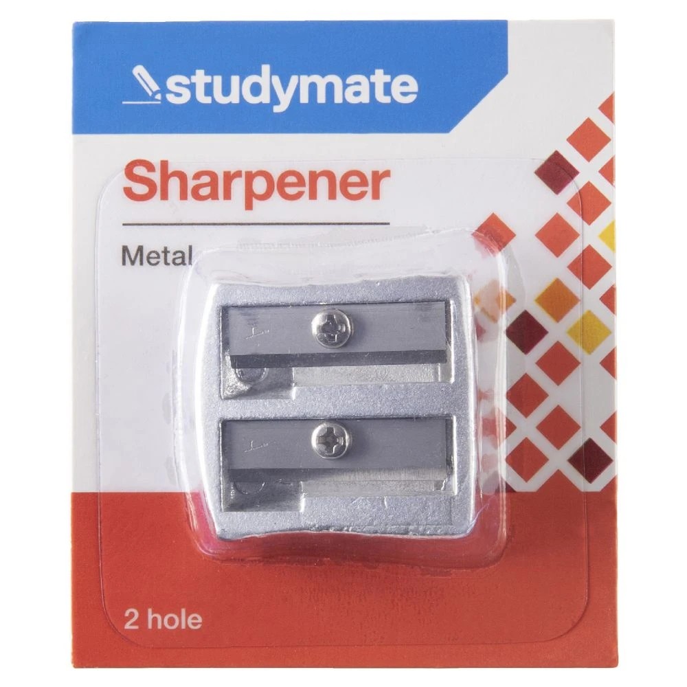 3 Studymate Metal Wedge 2 Hole Sharpener, 3 of 3