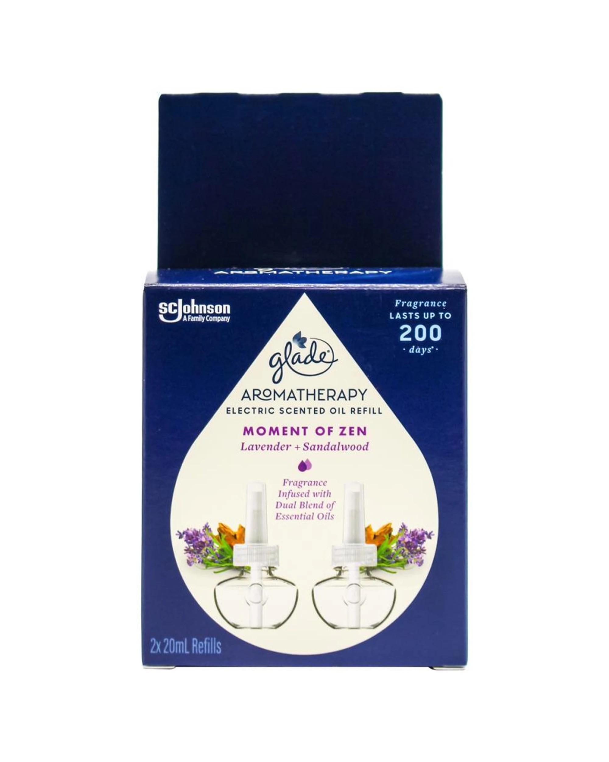 2 Glade 8PK Aromatherapy Scented Oil Refill Sandalwood 20ml - Blue, 2 of 5