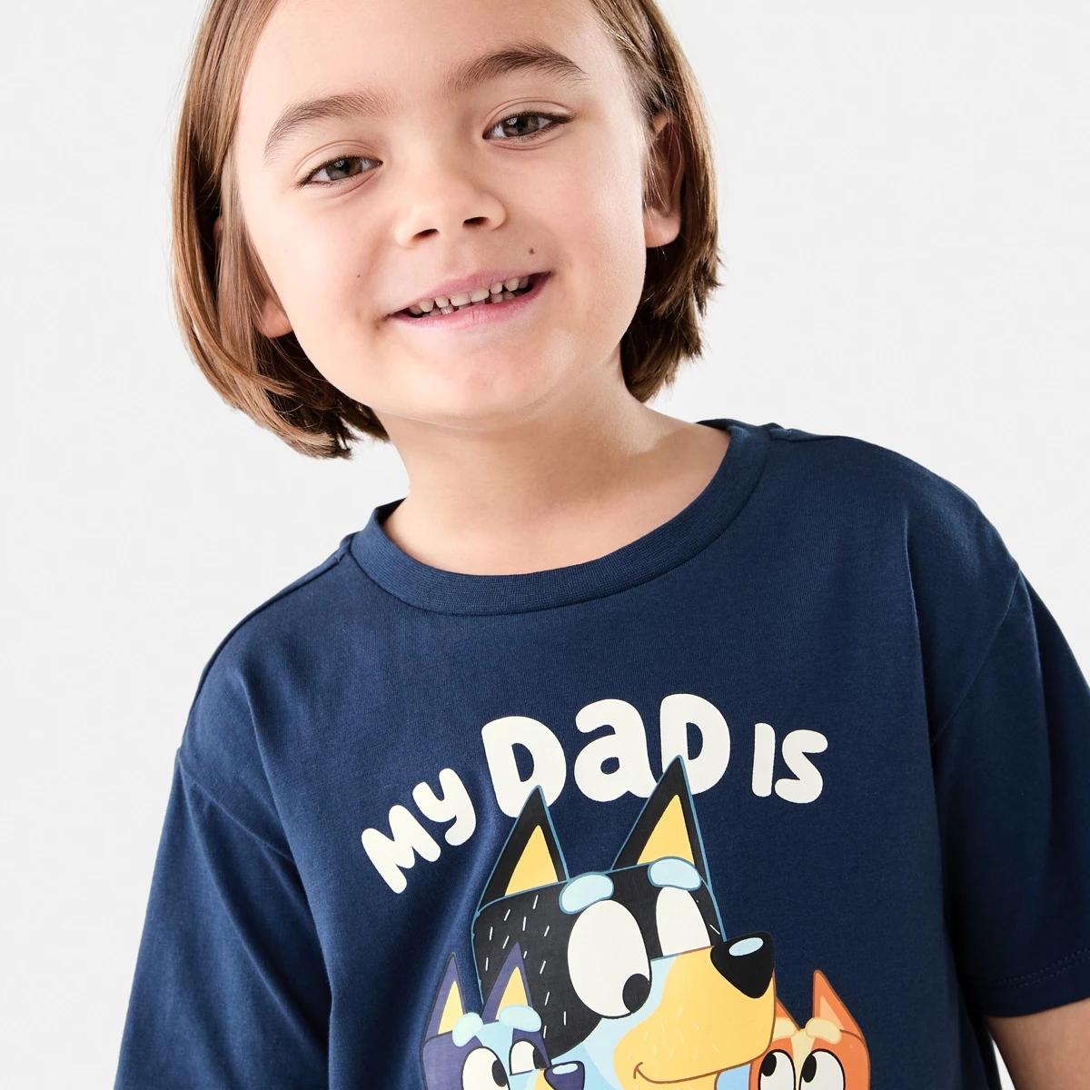 3 Bluey License Print T-shirt BLUEY MY DAD IS AWESOME, 3 of 6