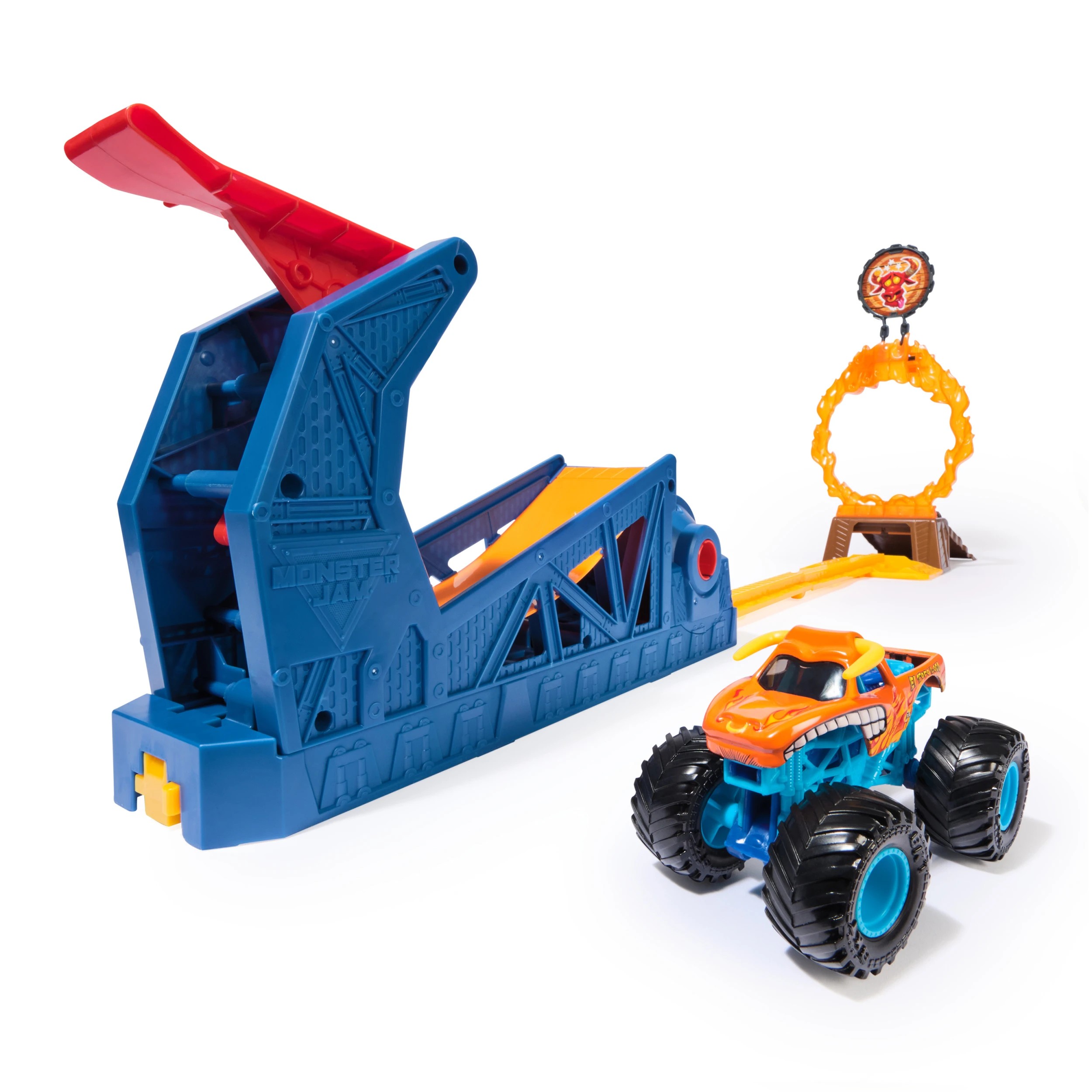 2 Monster 1:64 Jam El Toro Long Jump Playset, 2 of 6