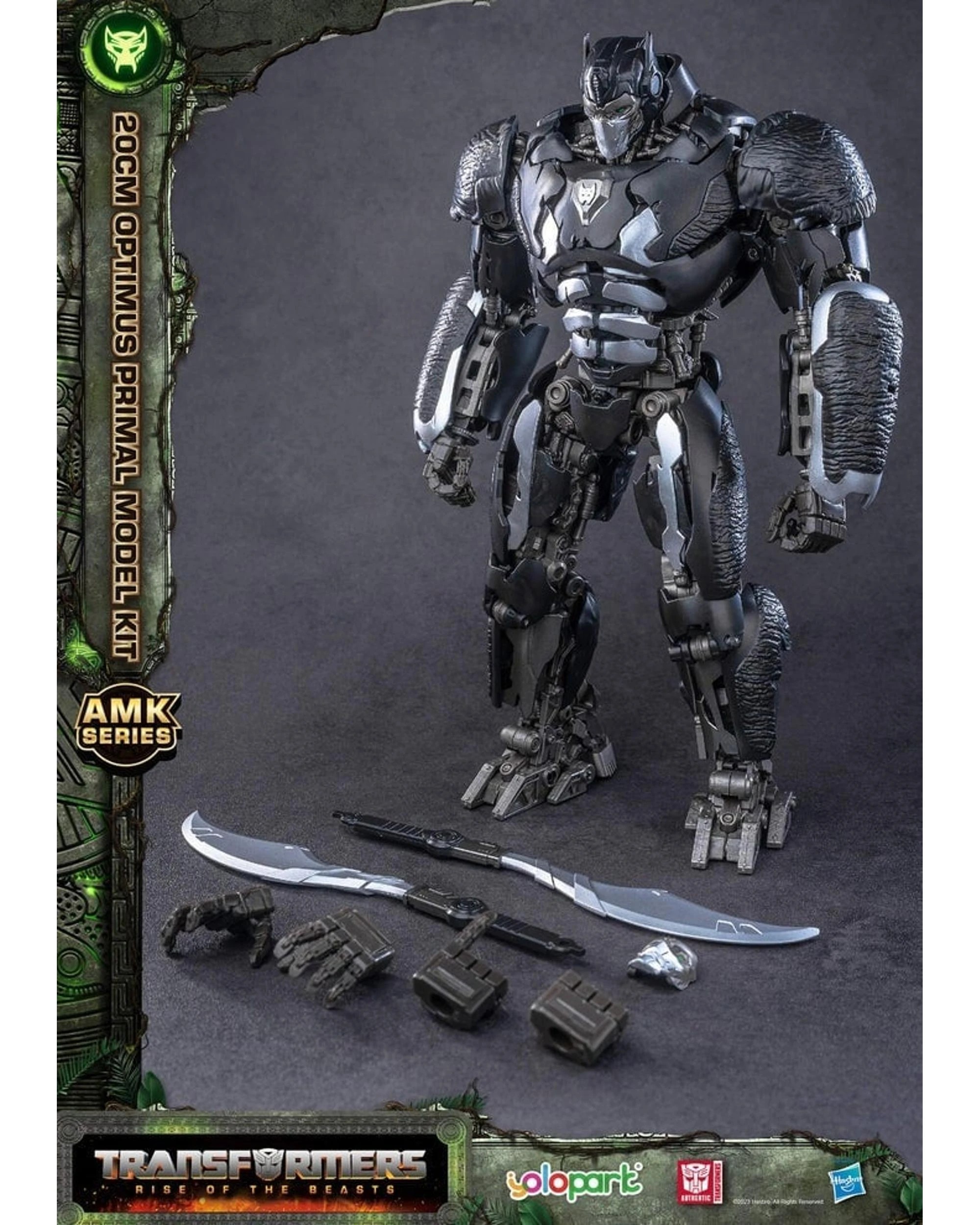 6 Yolopark Transformers: Rise of the Beasts Optimus Primal AMK Series 20cm Advance Model Kit, 6 of 6