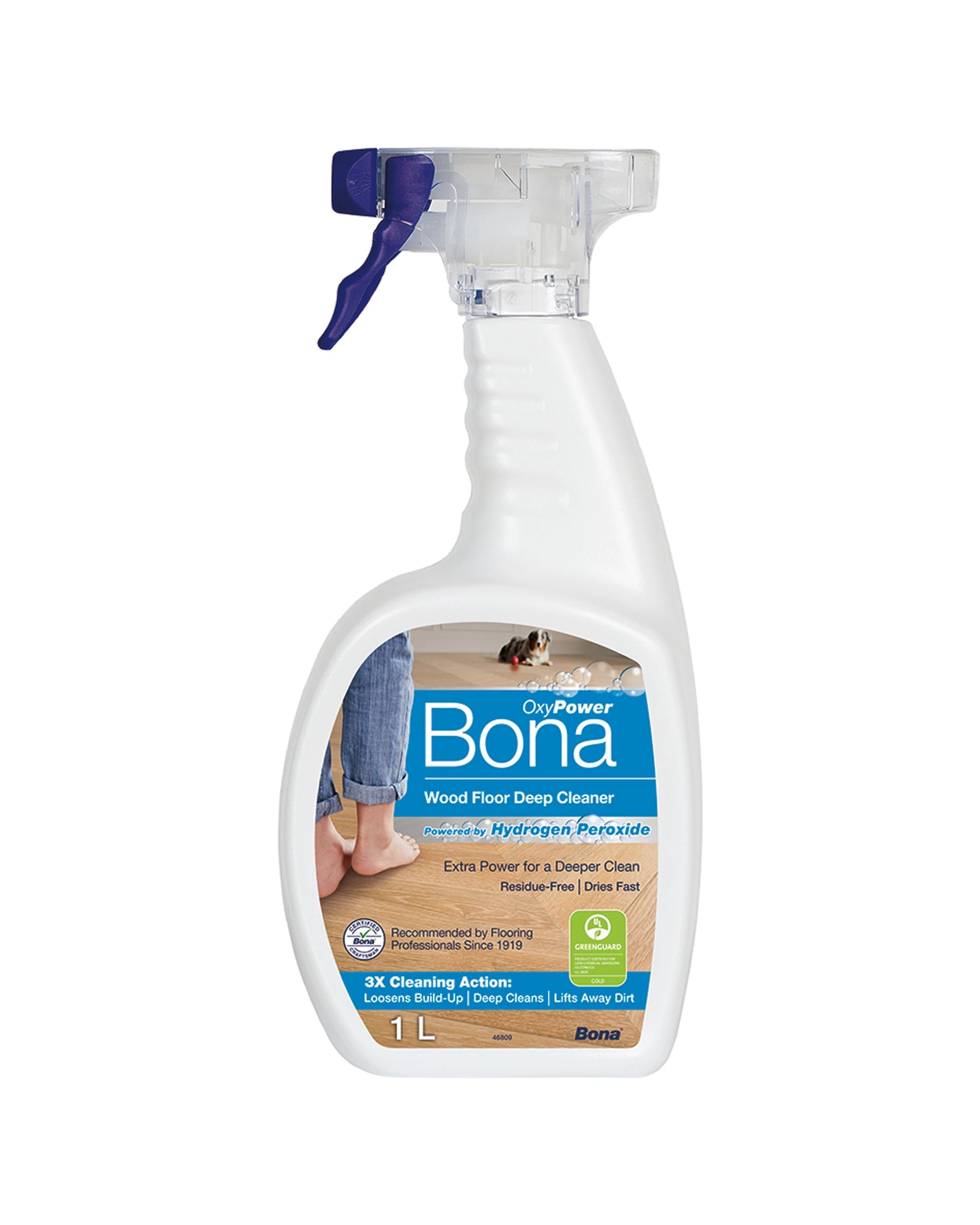 3 Bona Micro Fibre Deep Clean Pad With PowerLoop Technology And 1L Spray - Multi, 3 of 3