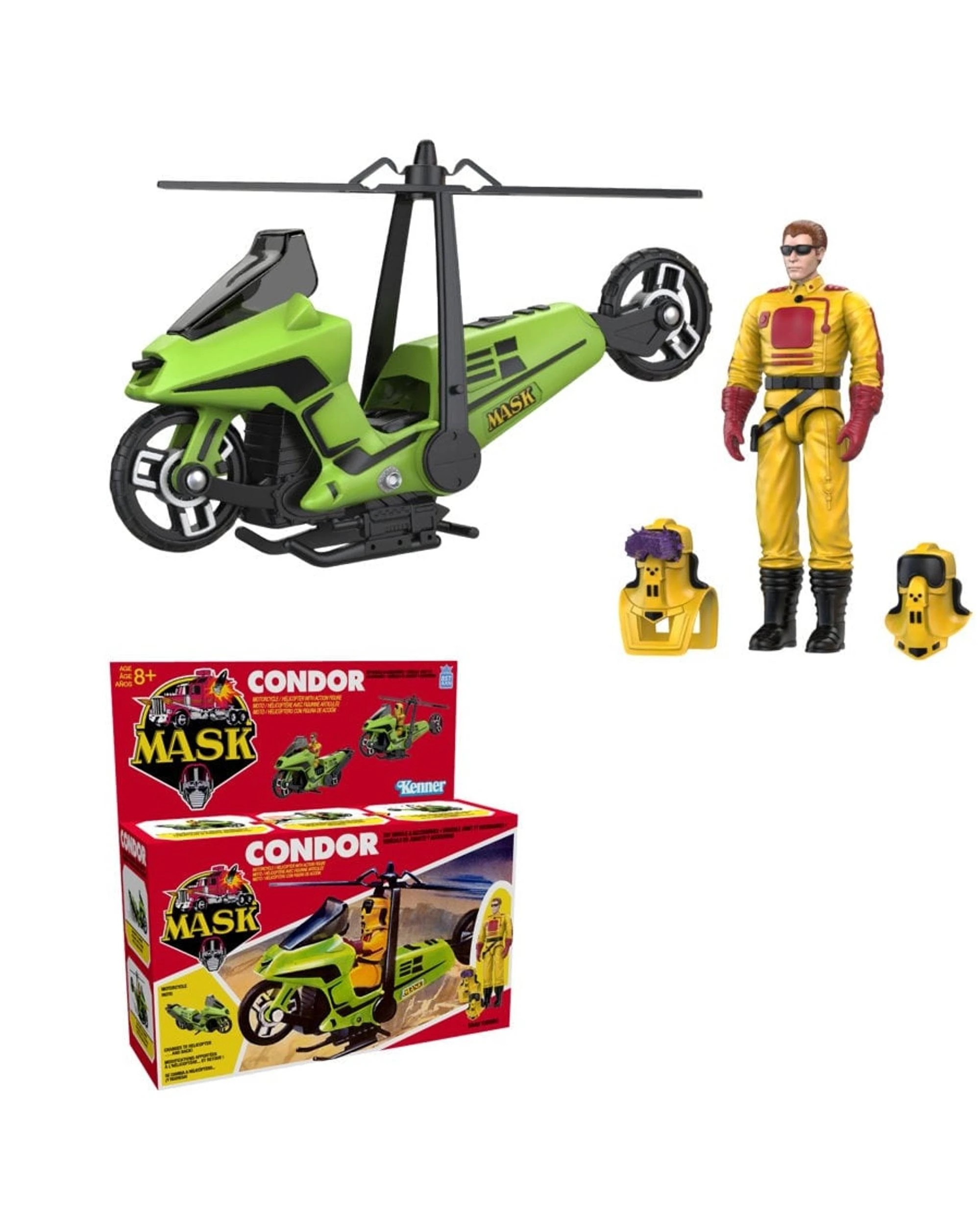 1 M.A.S.K. Condor Motorcycle/Helicopter Vehicle and Action Figure, 1 of 3