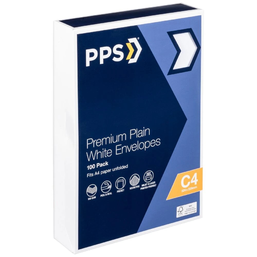 1 PPS Premium C4 Envelopes 100 Pack, 1 of 6