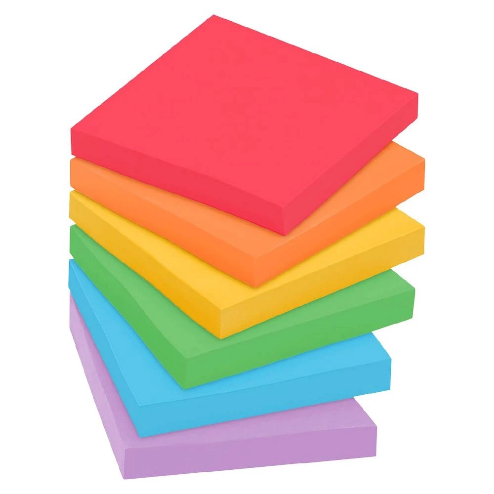 2 Post-it Super Sticky Notes 101x101mm Playful Primaries 6 Pack, 2 of 10