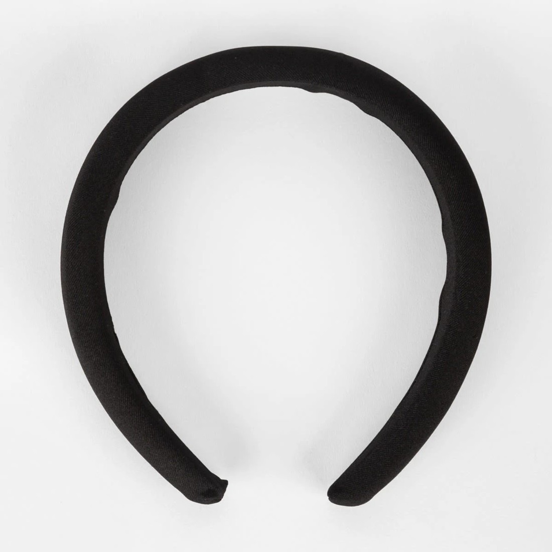 4 Satin Headband - Black, 4 of 5