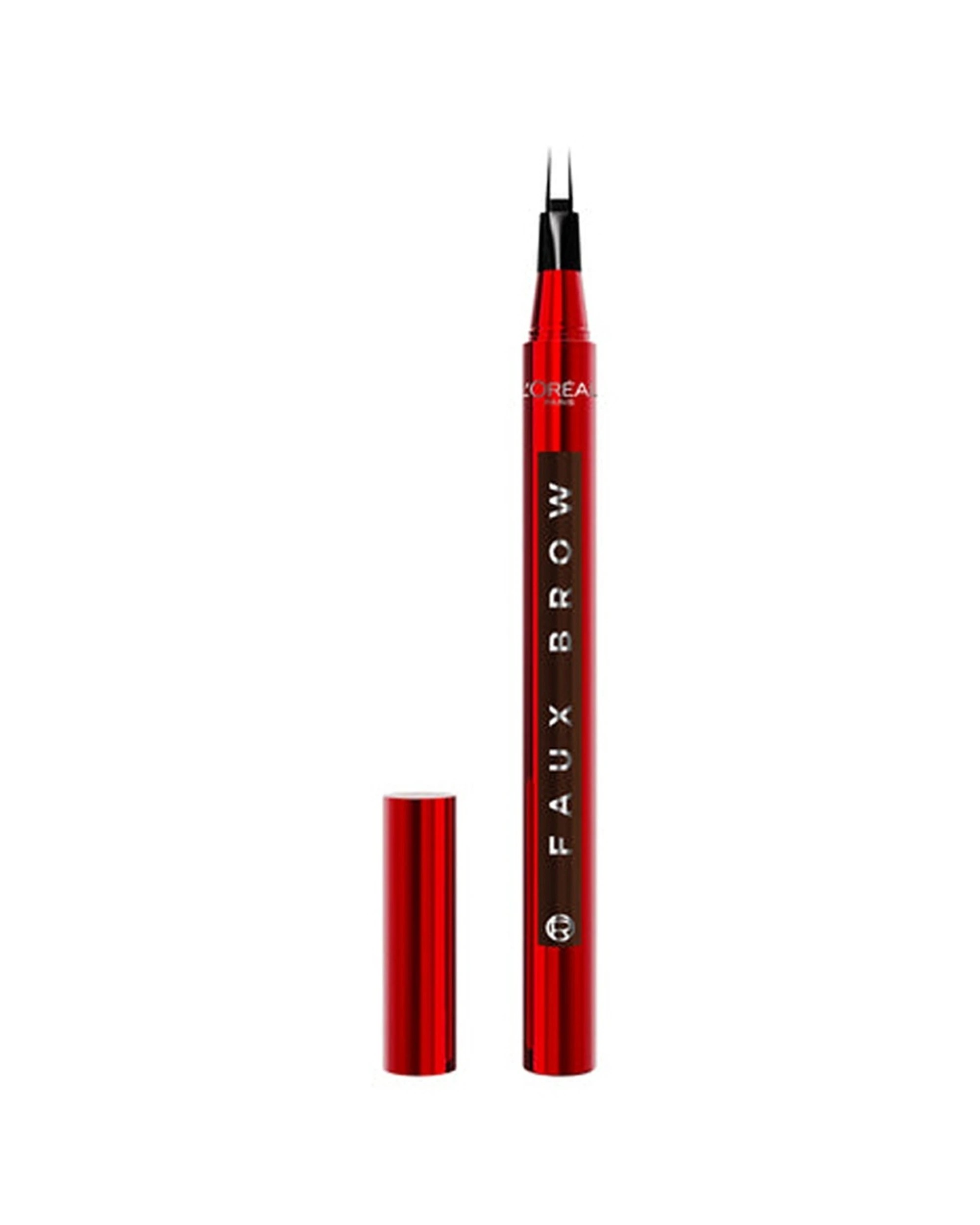 1 L'Oreal Paris Infallible Faux Brow Eyebrow Pen Precise Tip Dark Brunette - Brown, 1 of 1