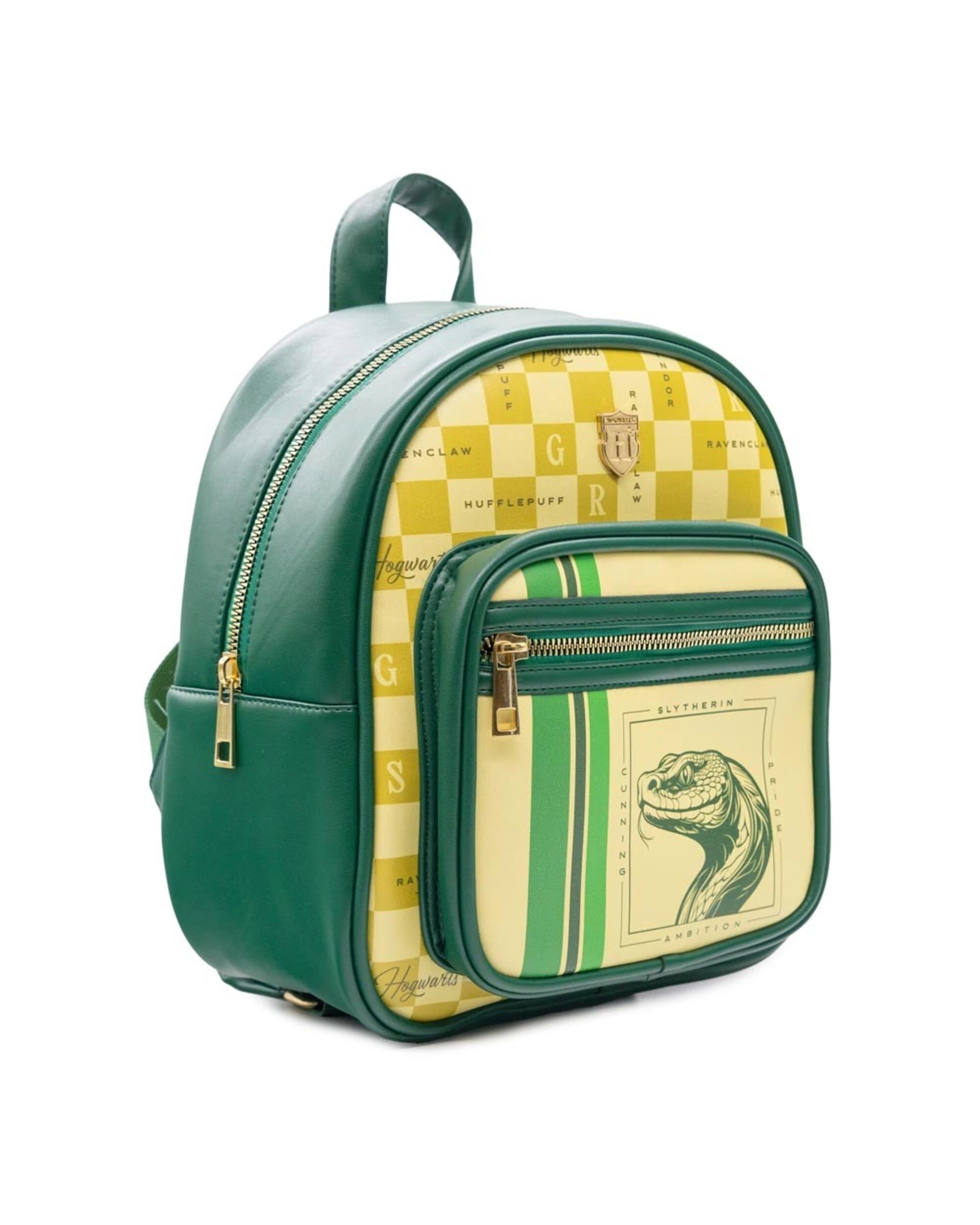 3 Harry Potter - Checkered Slytherin Mini Backpack - Green, 3 of 5