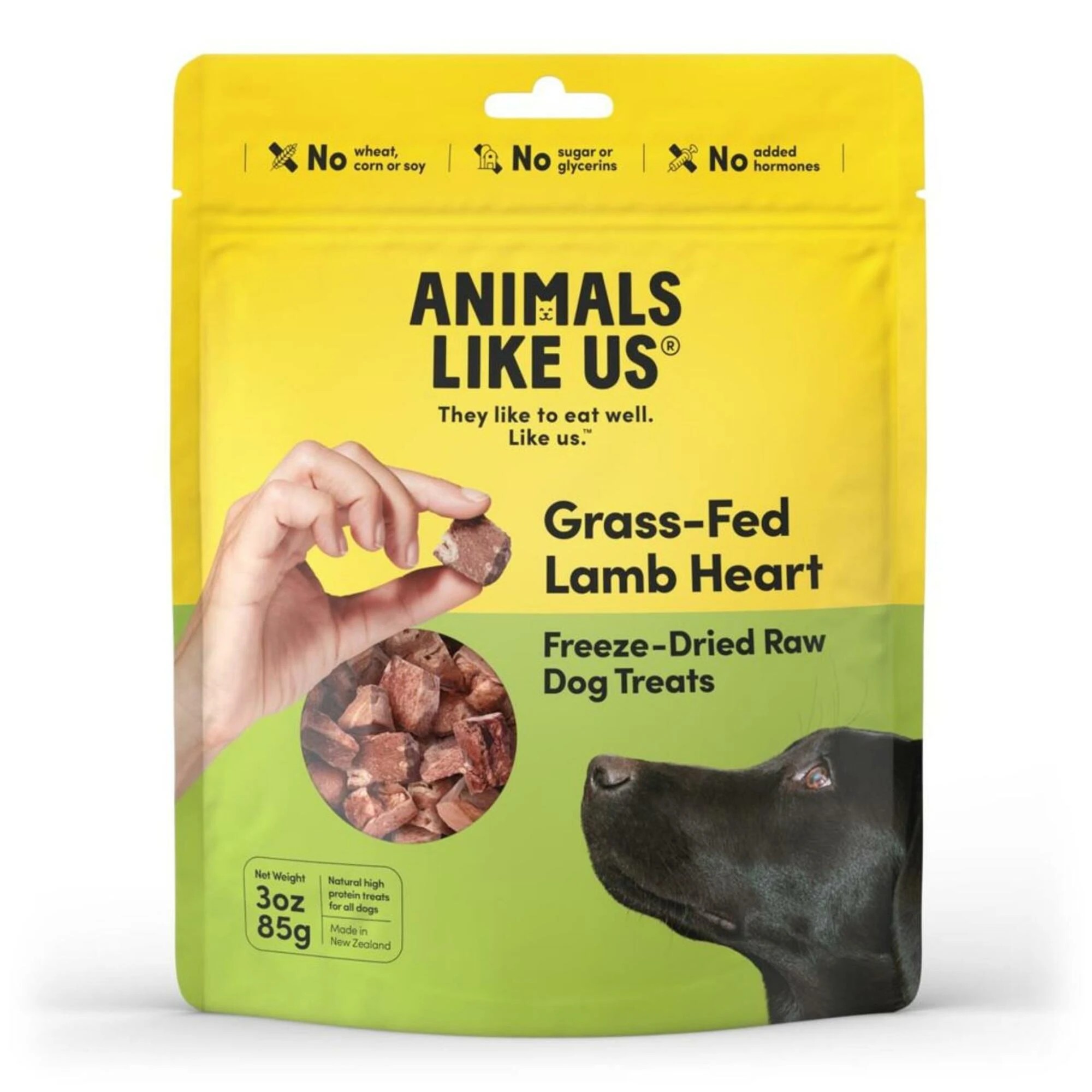 1 Animals Like Us - Grass-Fed Lamb Heart Freeze-Dried Raw Dog Treats 85g, 1 of 1