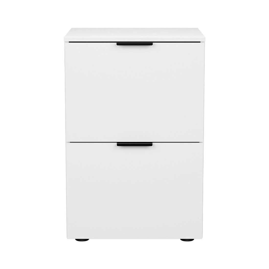 5 Artiss Filing Cabinet Files Storage Office Shelves File Organiser White 2 Drawer - White, 5 of 8