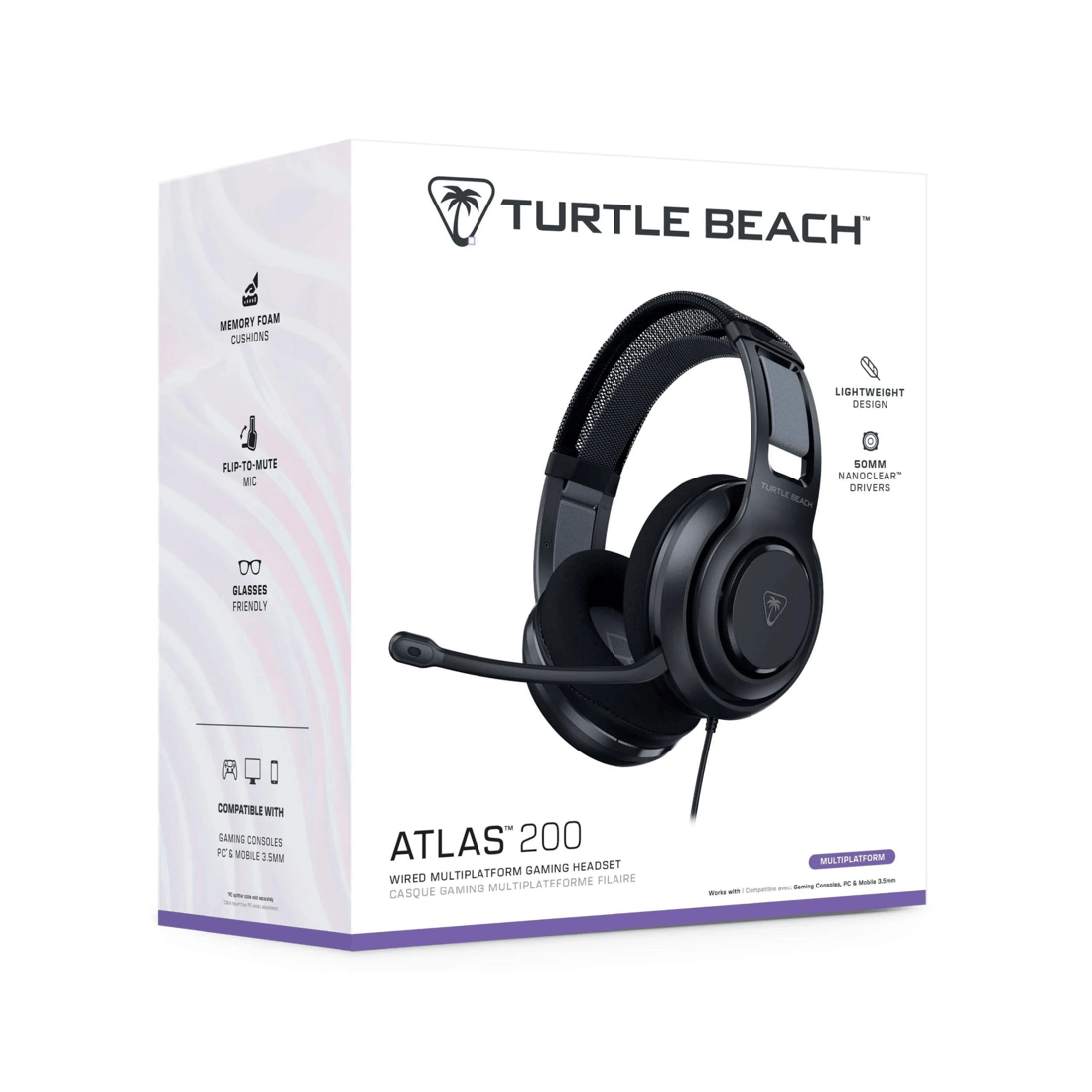 10 Turtle Beach Atlas 200 Wired Multi-Platform Gaming Headset - Grey, 10 of 10