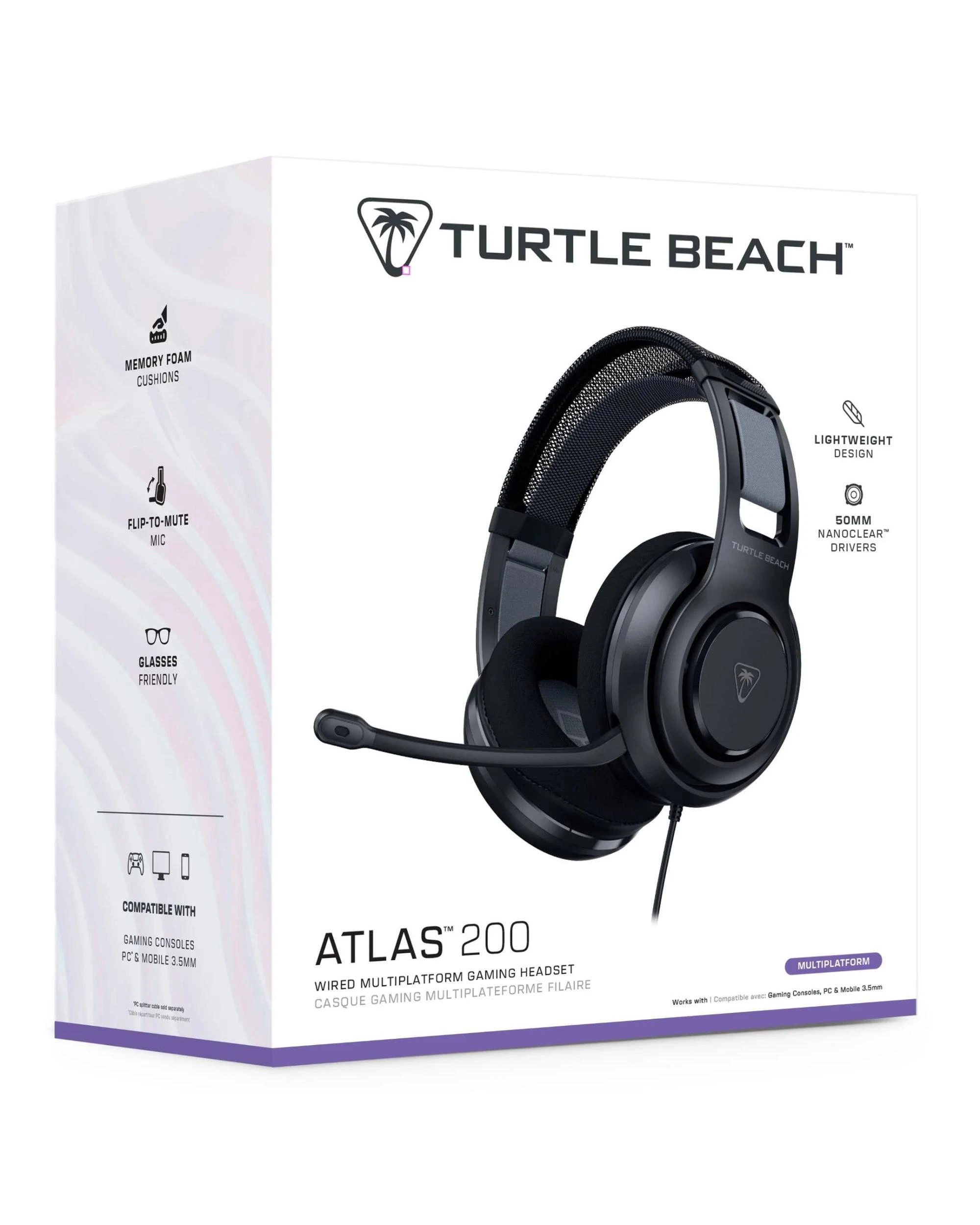 10 Turtle Beach Atlas 200 Wired Gaming Headset for PlayStation - Grey, 10 of 10