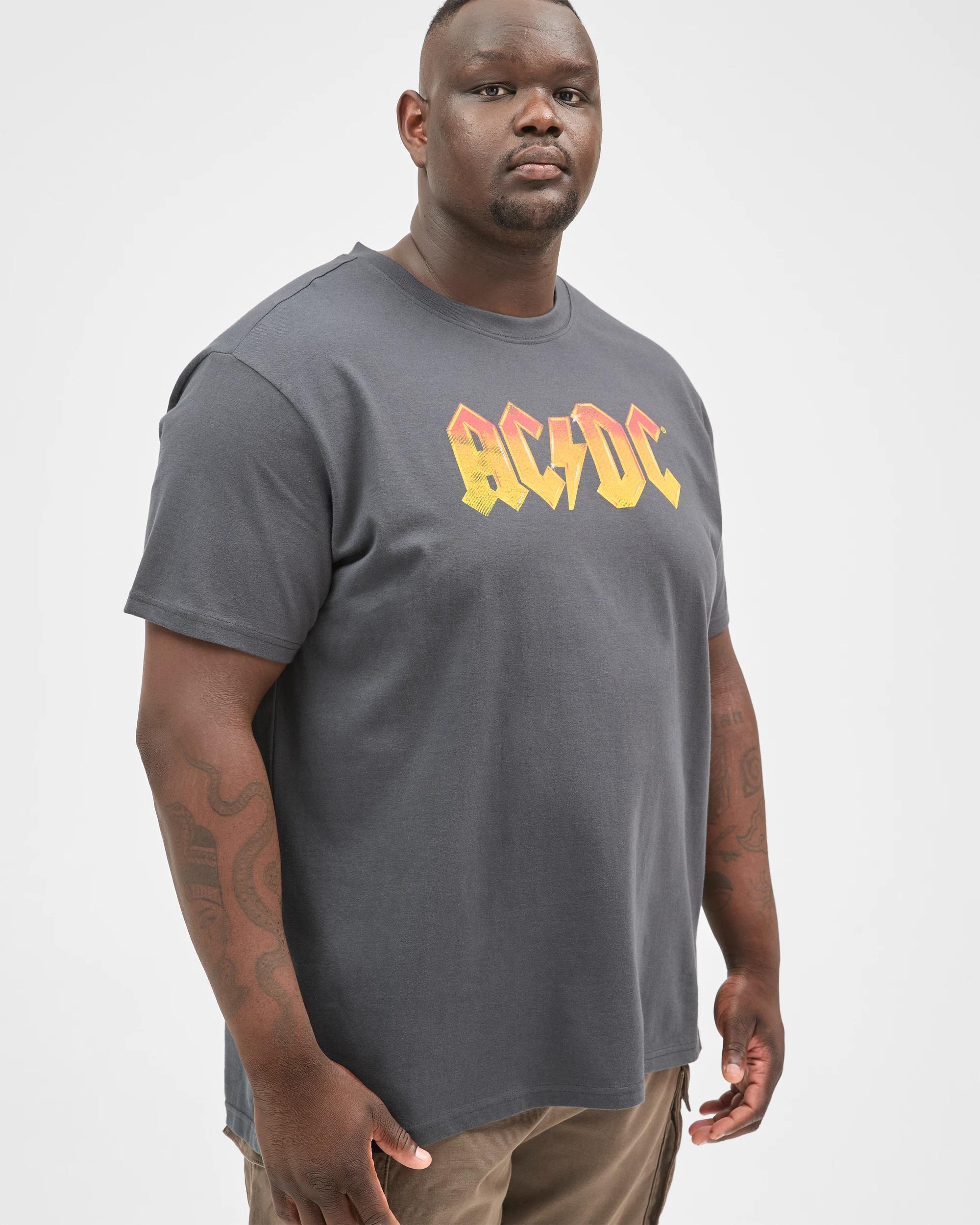 4 AC/DC Plus Size Australian Cotton T-Shirt BLACK, 4 of 6