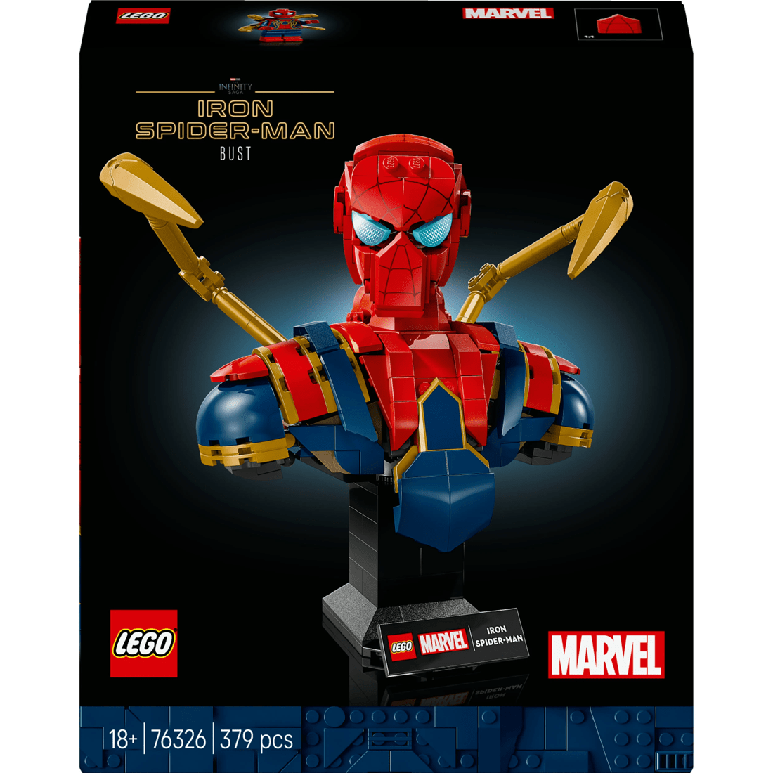 1 LEGO Super Heroes Iron Spider-Man Bust 76326, 1 of 10
